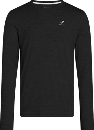 ENERGETICS He.-Langarmshirt Telly II LS M MELANGE/BLACK