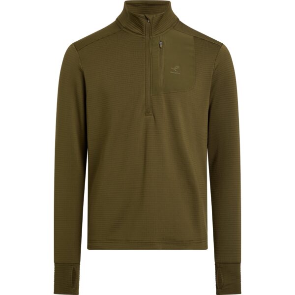 ENERGETICS He.-Langarmshirt Willard M OLIVE DARK