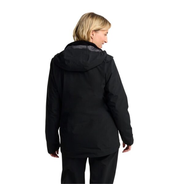 JACK WOLFSKIN MOONRISE 3IN1 JKT W BLACK – Bild 6