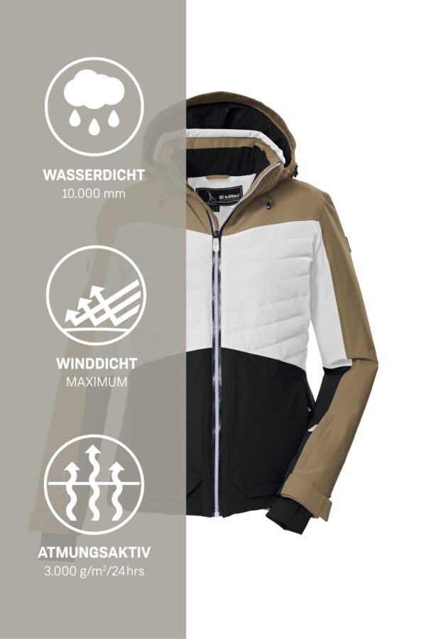 KILLTEC KSW 30 WMN SKI JCKT GEBROCHENES WEISS – Bild 7