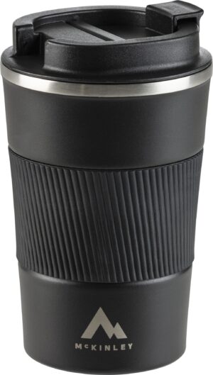 McKINLEY Becher Thermo 0,35L Sil.-Band BLACK