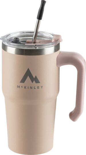 McKINLEY Becher Thermo 0,6L Strohhalm ROSE