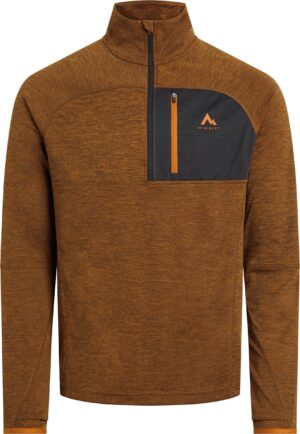 McKINLEY He.-Langarmshirt Tampo II M MELANGE/BROWN