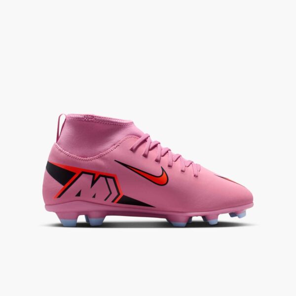 NIKE JR SUPERFLY 10 CLUB FG/MG MAGIC FLAMINGO/BLACK-TOTAL CRI – Bild 5