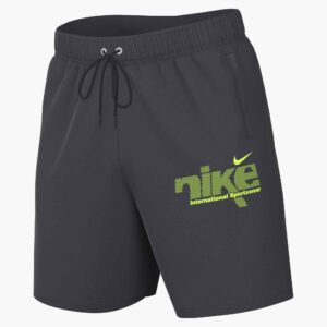 NIKE M NK CLUB BB SHORT SWSH SPORT ANTHRACITE/VOLT