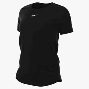 NIKE W NK ONE CLASSIC DF SS TOP WT BLACK/WHITE