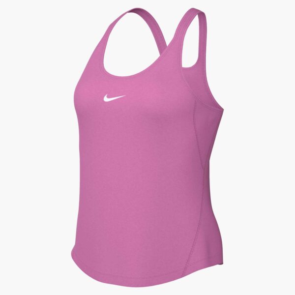 NIKE W NK ONE CLSC DF STRPY TANK WT PLAYFUL PINK/WHITE