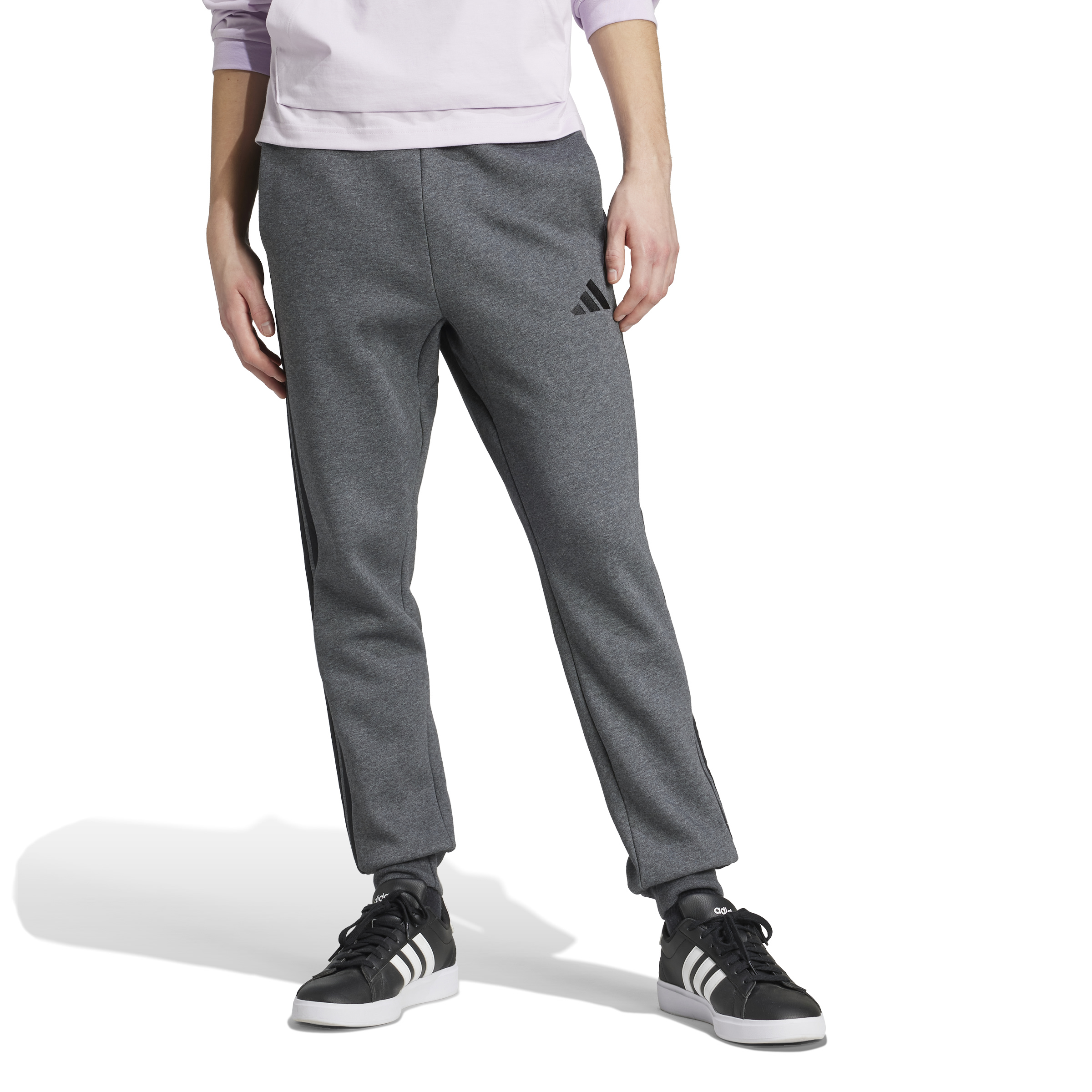 ADIDAS M 3S FL TC PT DGREYH/BLACK – Bild 2