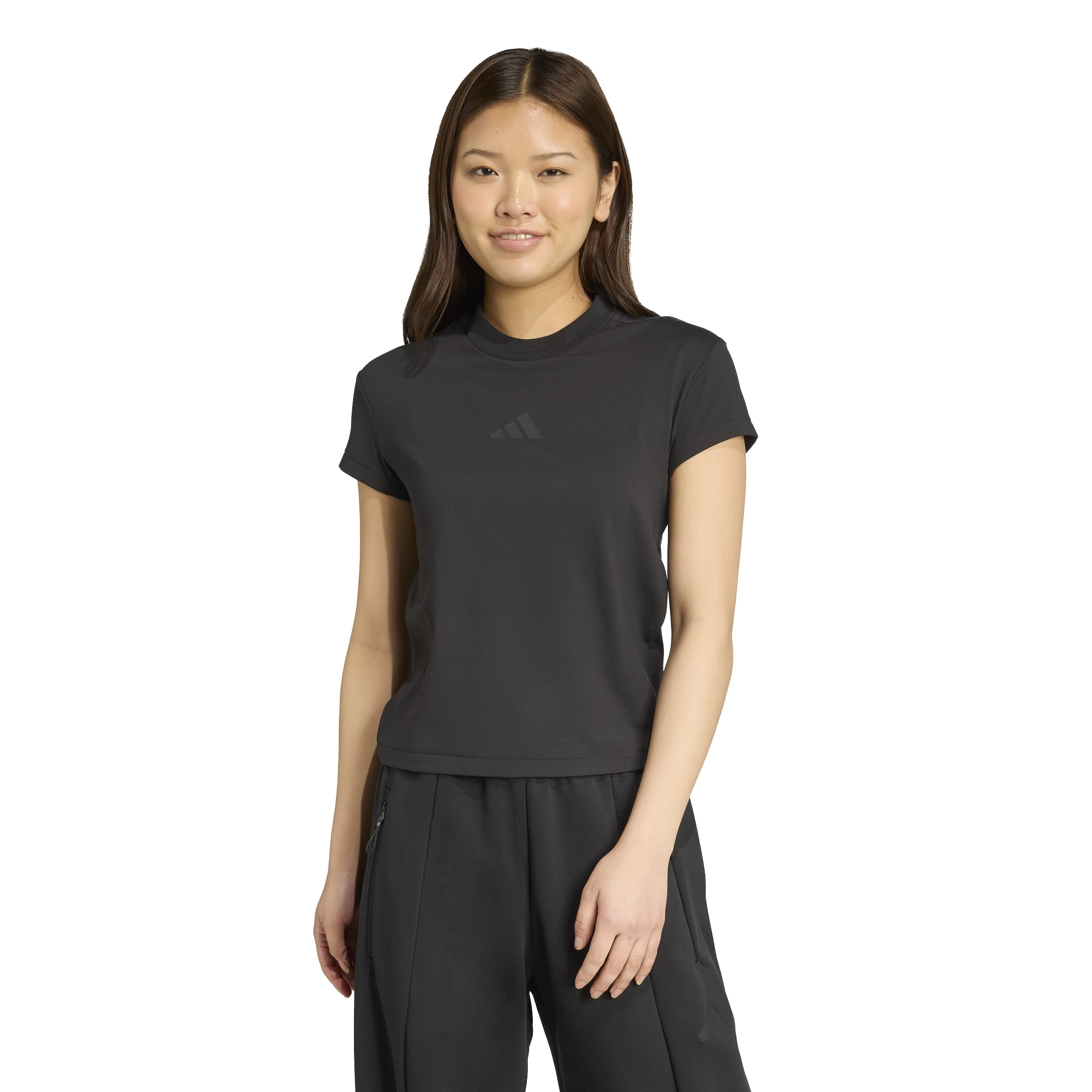 ADIDAS W Z.N.E. BB TEE BLACK – Bild 2