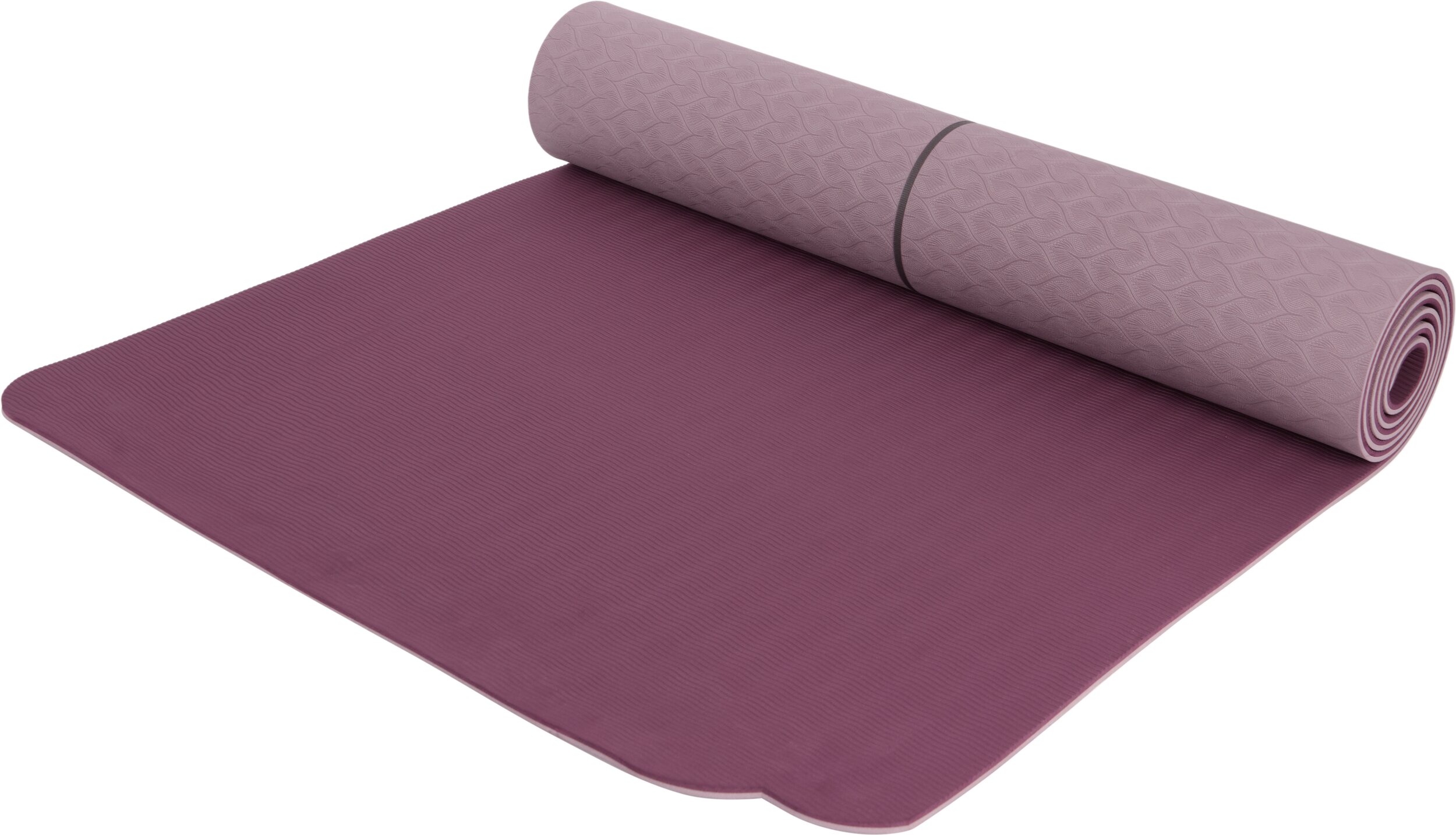 ENERGETICS Yoga-Matte PVC Free Yoga Mat 1.0 LILAC DARK/RED WINE