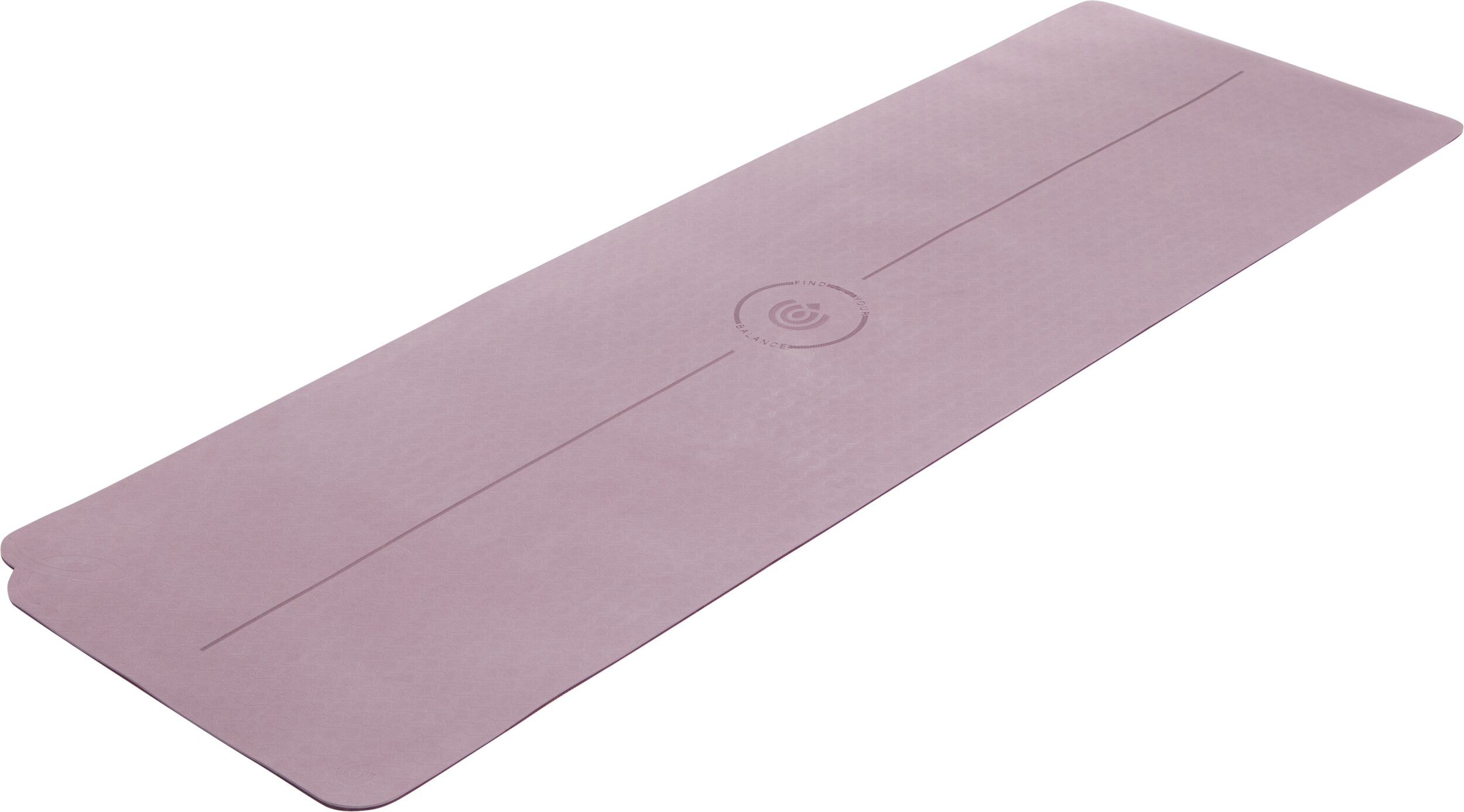 ENERGETICS Yoga-Matte PVC Free Yoga Mat 1.0 LILAC DARK/RED WINE – Bild 2