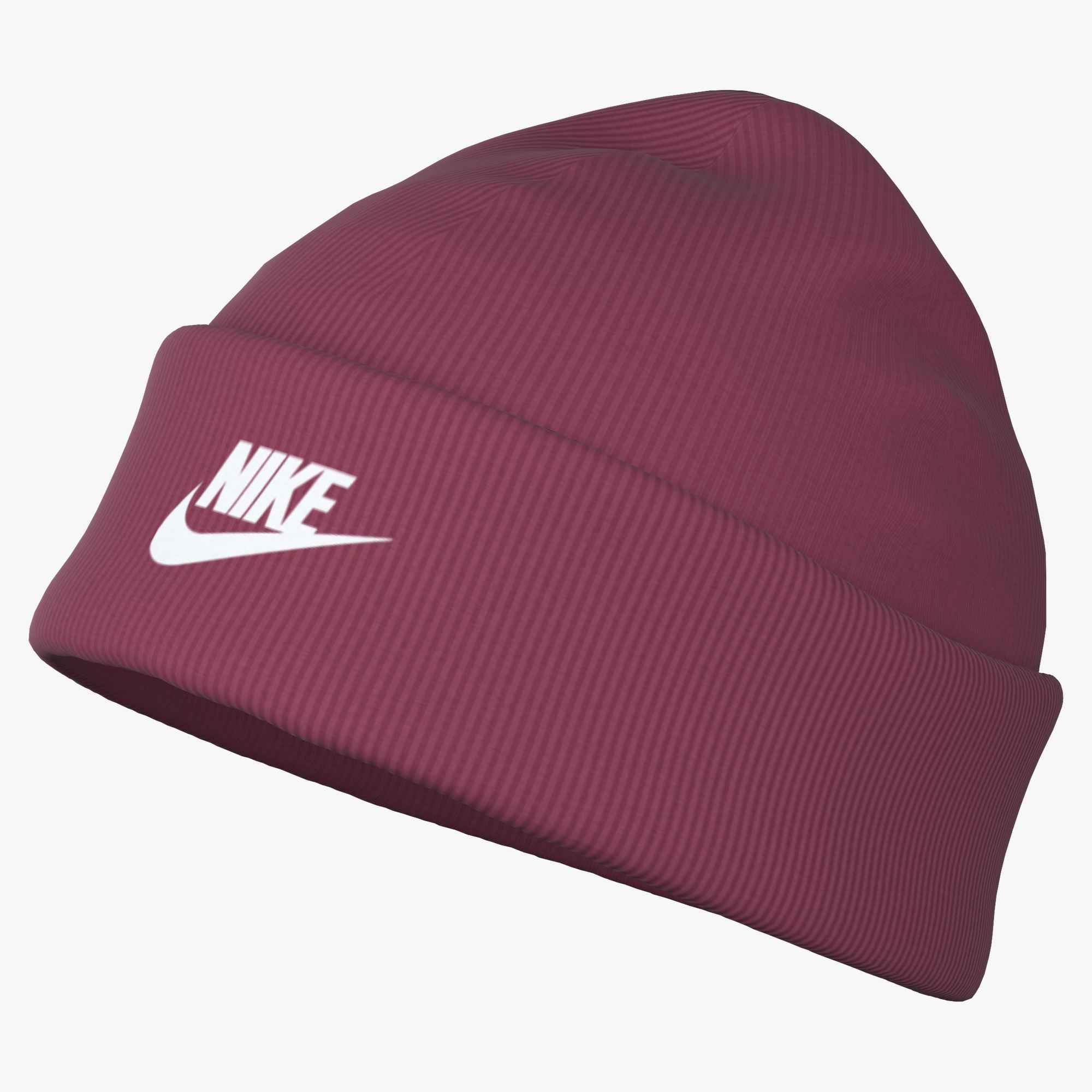 NIKE K NK PEAK BEANIE TC FUT SWEET BEET/WHITE