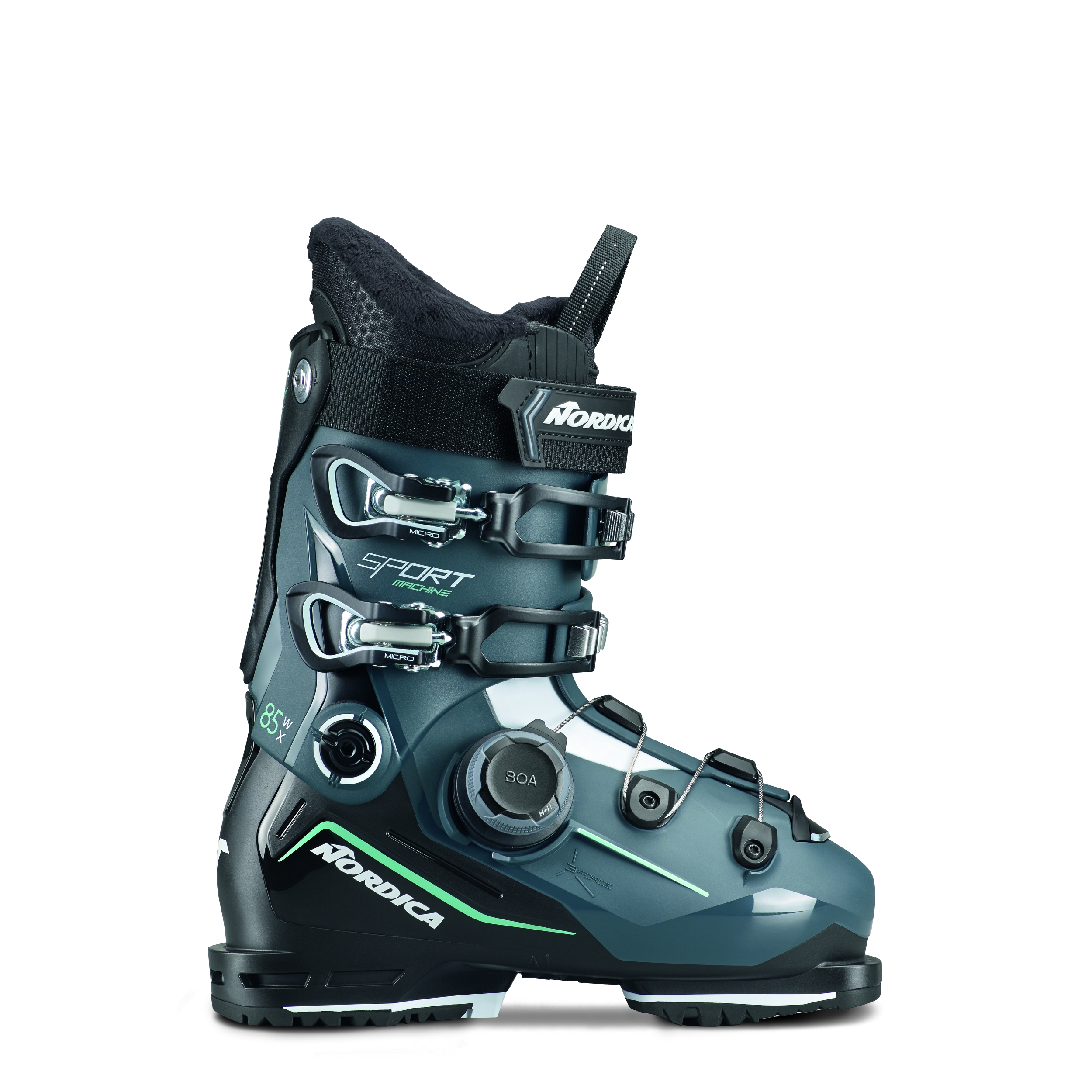 NORDICA SPORTMACHINE 3 85 X W BOA (GW) R86 GRÃN-SCHWARZ-WEISS