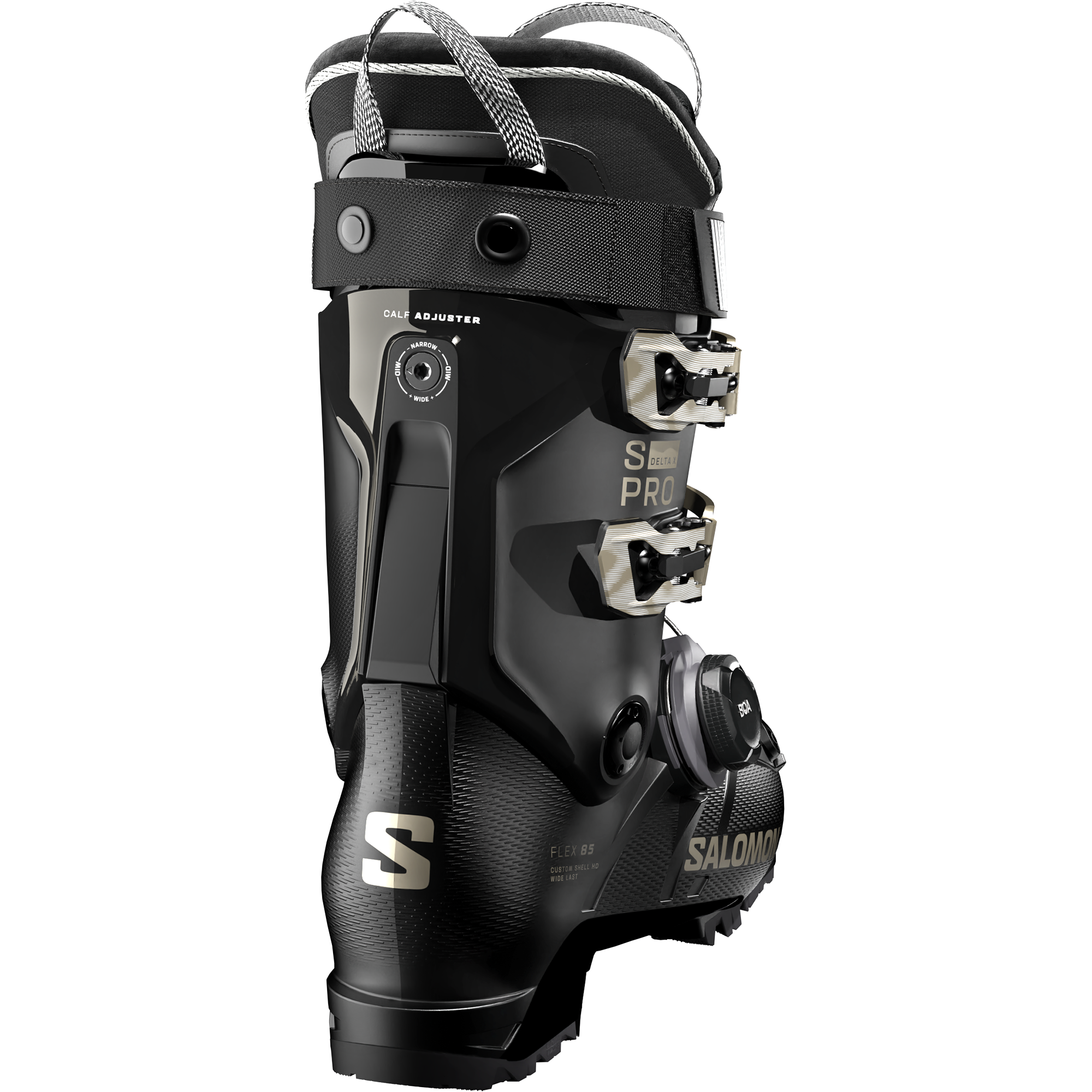 SALOMON ALP. BOOTS S/PRO DELTA BOA X85 BLACK/BLACK/LIGHT BRONZE MET. – Bild 2