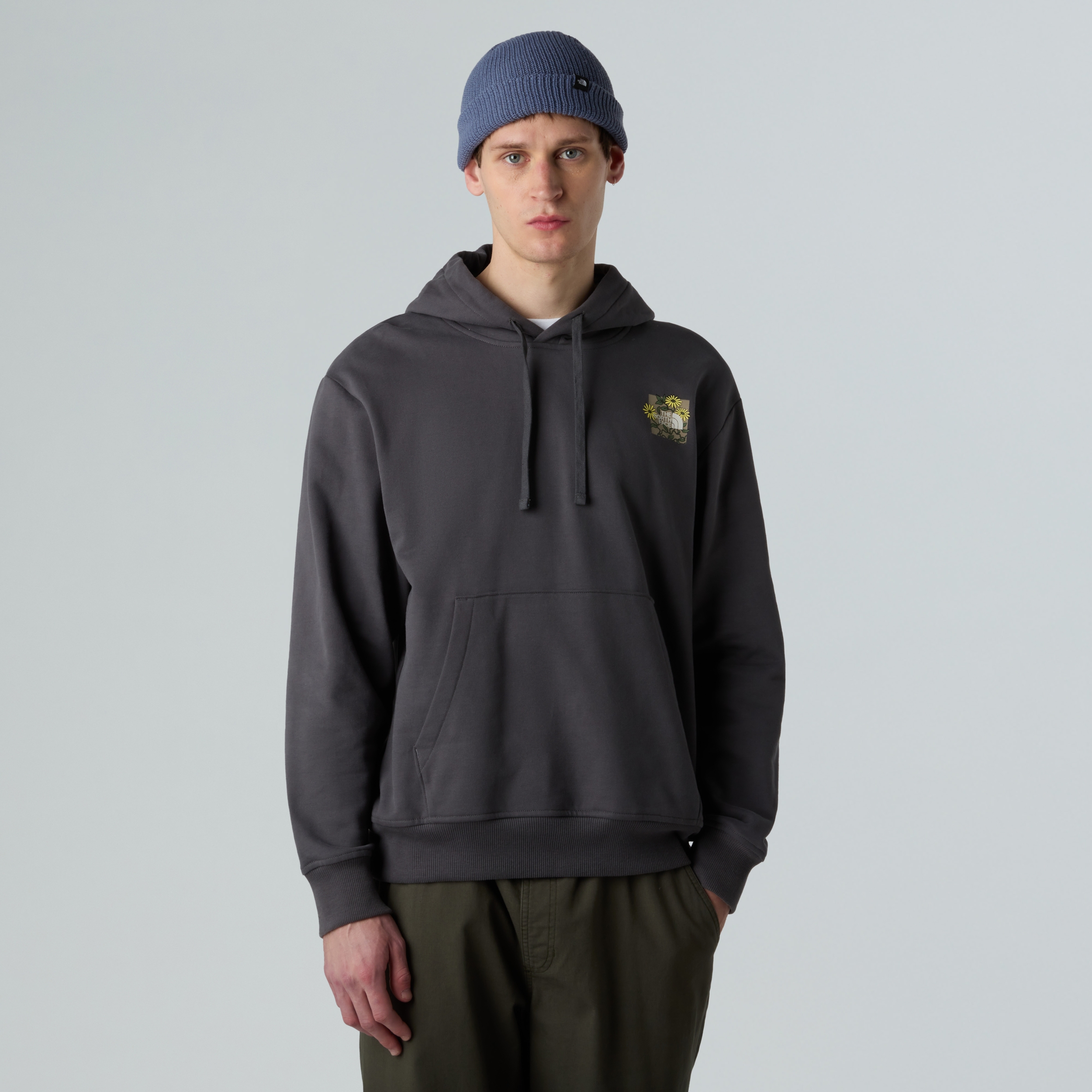 THE NORTH FACE M CONNECT RELAXED HOODED SWEATSHIRT-GRAP ANTHRACITE GREY – Bild 2