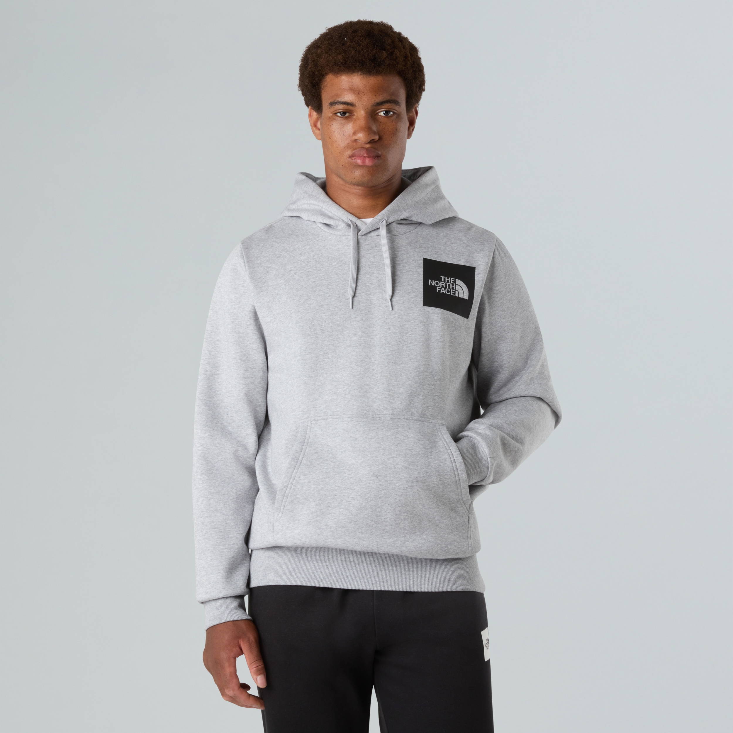 THE NORTH FACE M FINE HOODIE TNF LIGHT GREY HEATHER – Bild 5