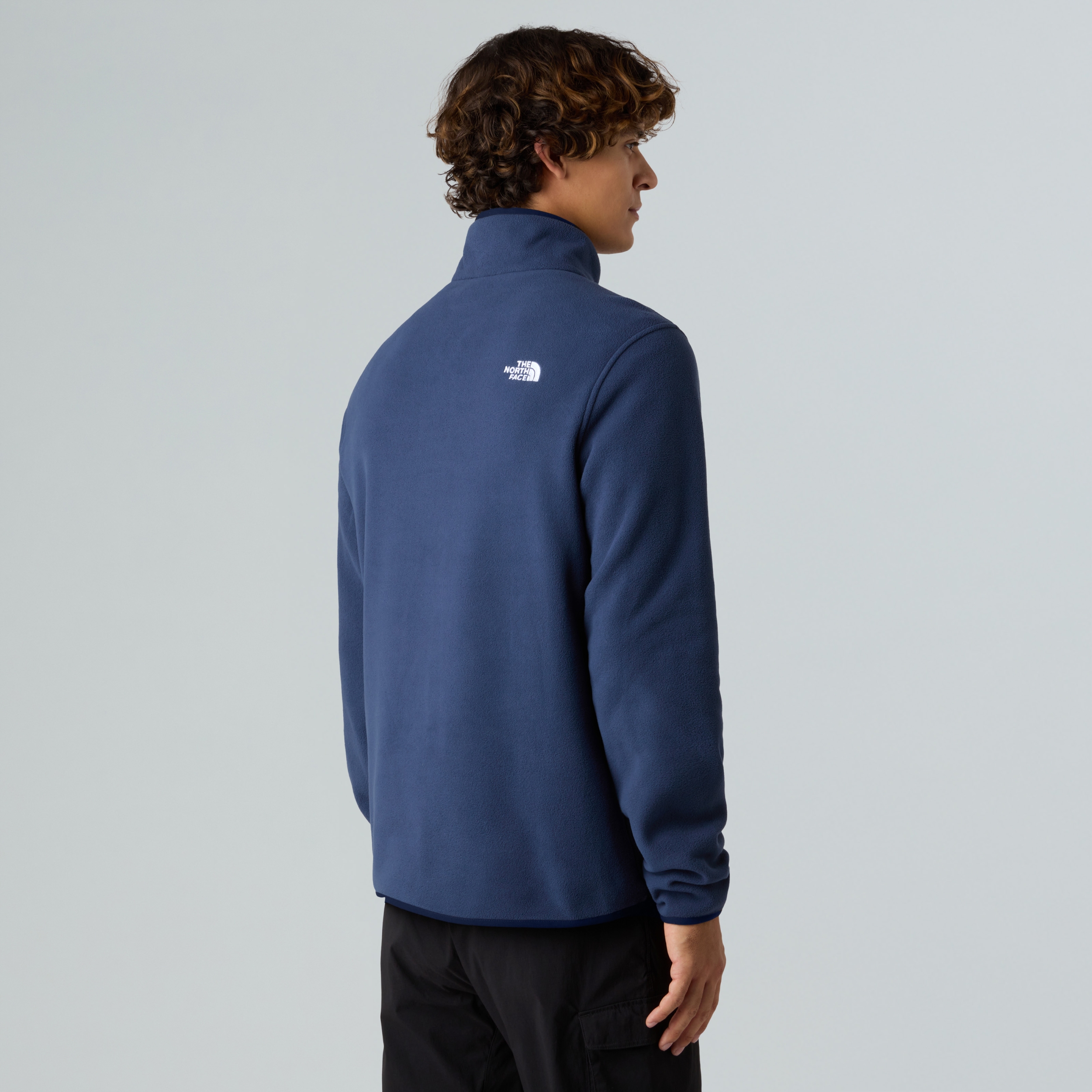 THE NORTH FACE M GLACIER FLEECE 1/4 ZIP JACKET SUMMIT NAVY – Bild 4