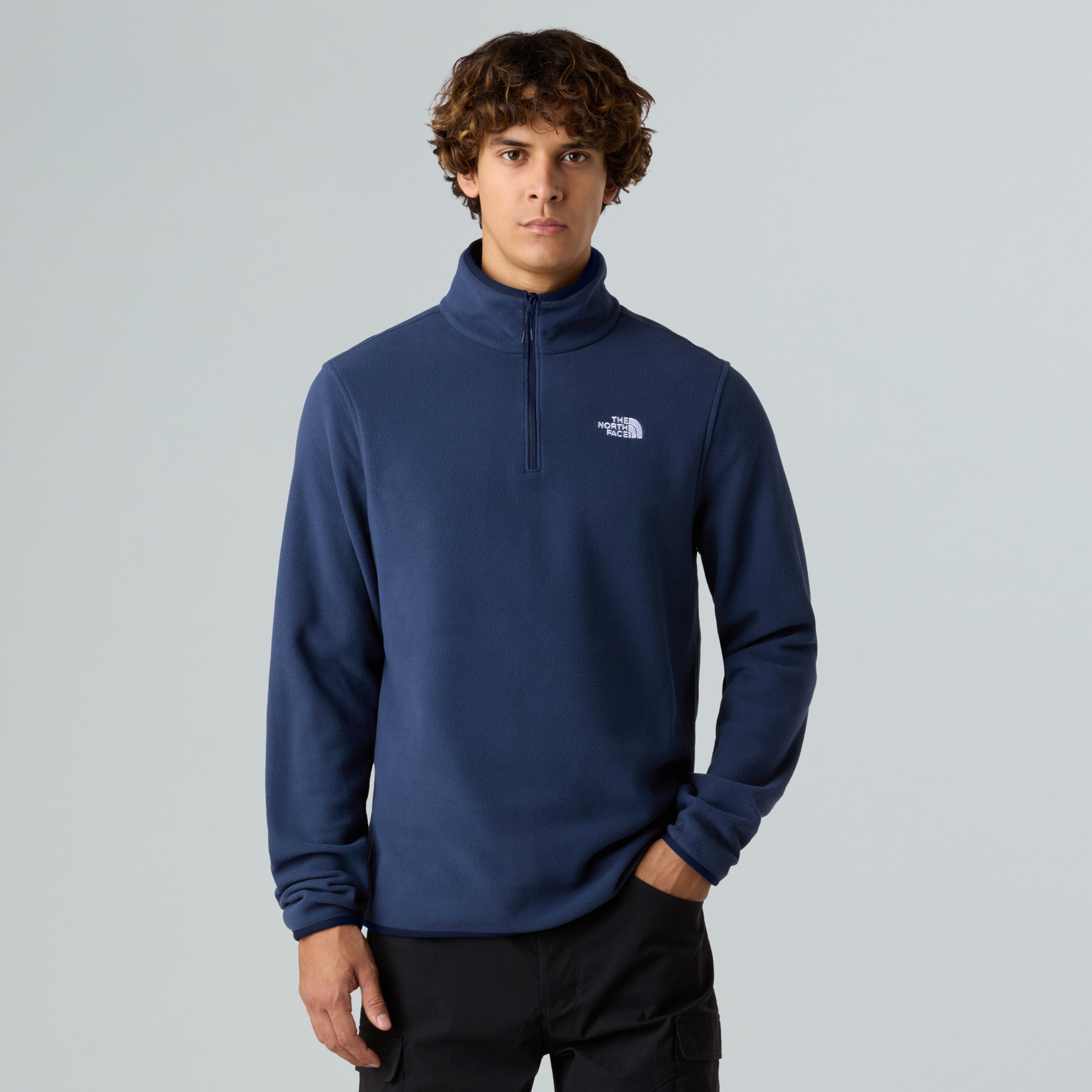 THE NORTH FACE M GLACIER FLEECE 1/4 ZIP JACKET SUMMIT NAVY – Bild 5