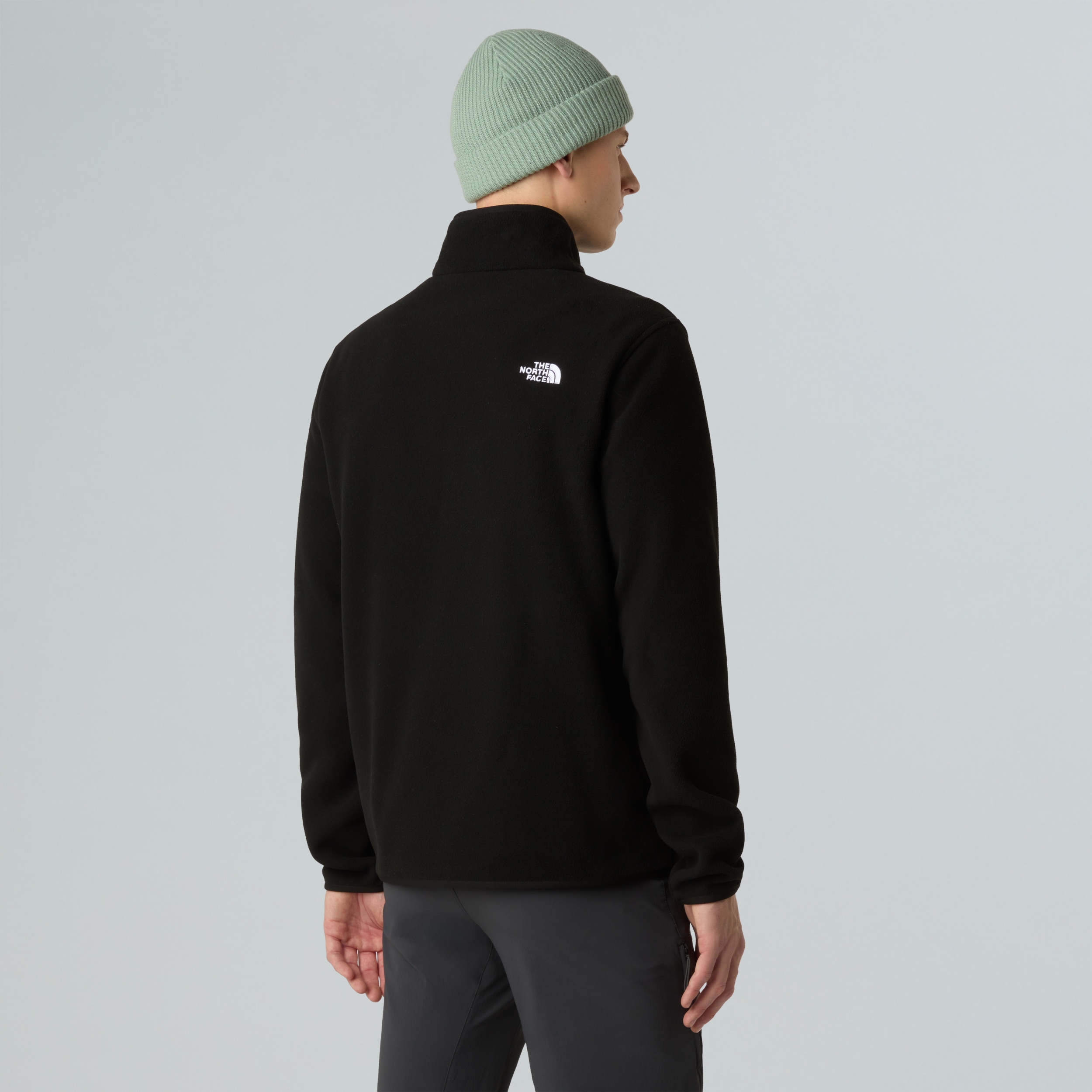 THE NORTH FACE M GLACIER FLEECE 1/4 ZIP JACKET TNF BLACK – Bild 4