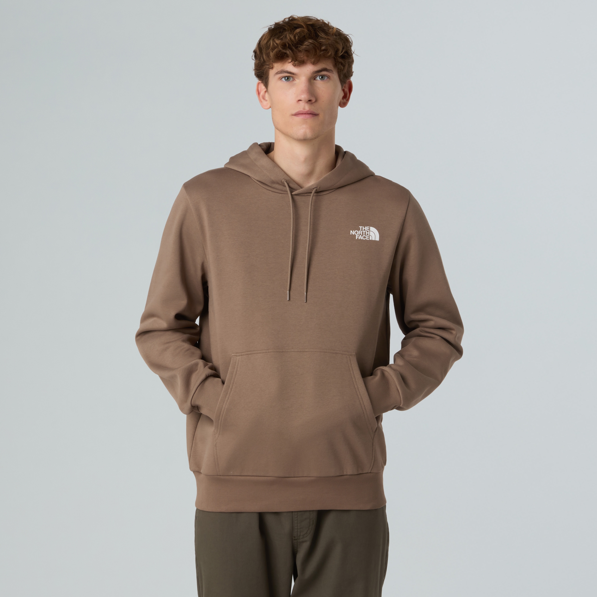 THE NORTH FACE M SIMPLE DOME HOODIE MOCHA BROWN