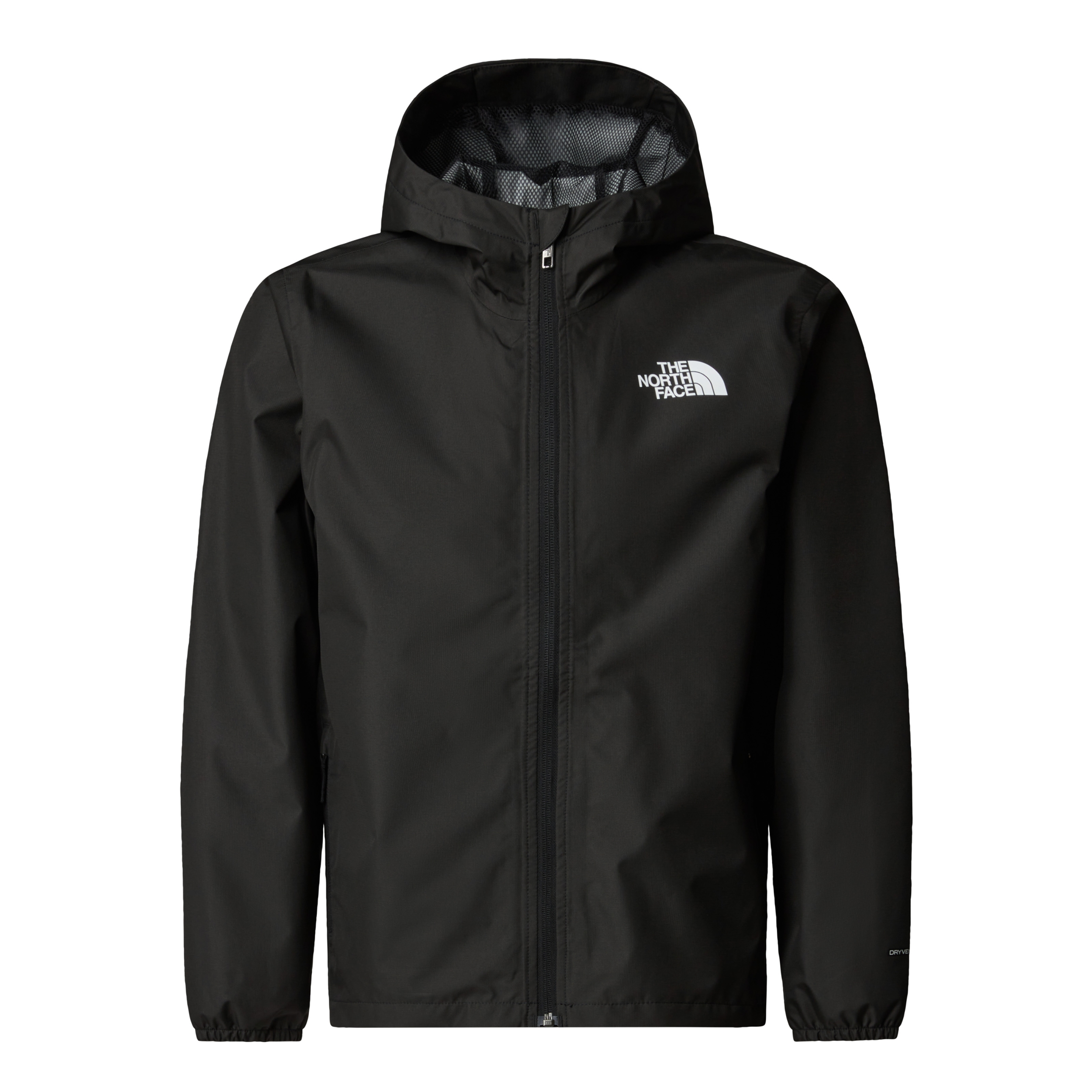 THE NORTH FACE TEEN ZIPLINE RAIN JACKET TNF BLACK