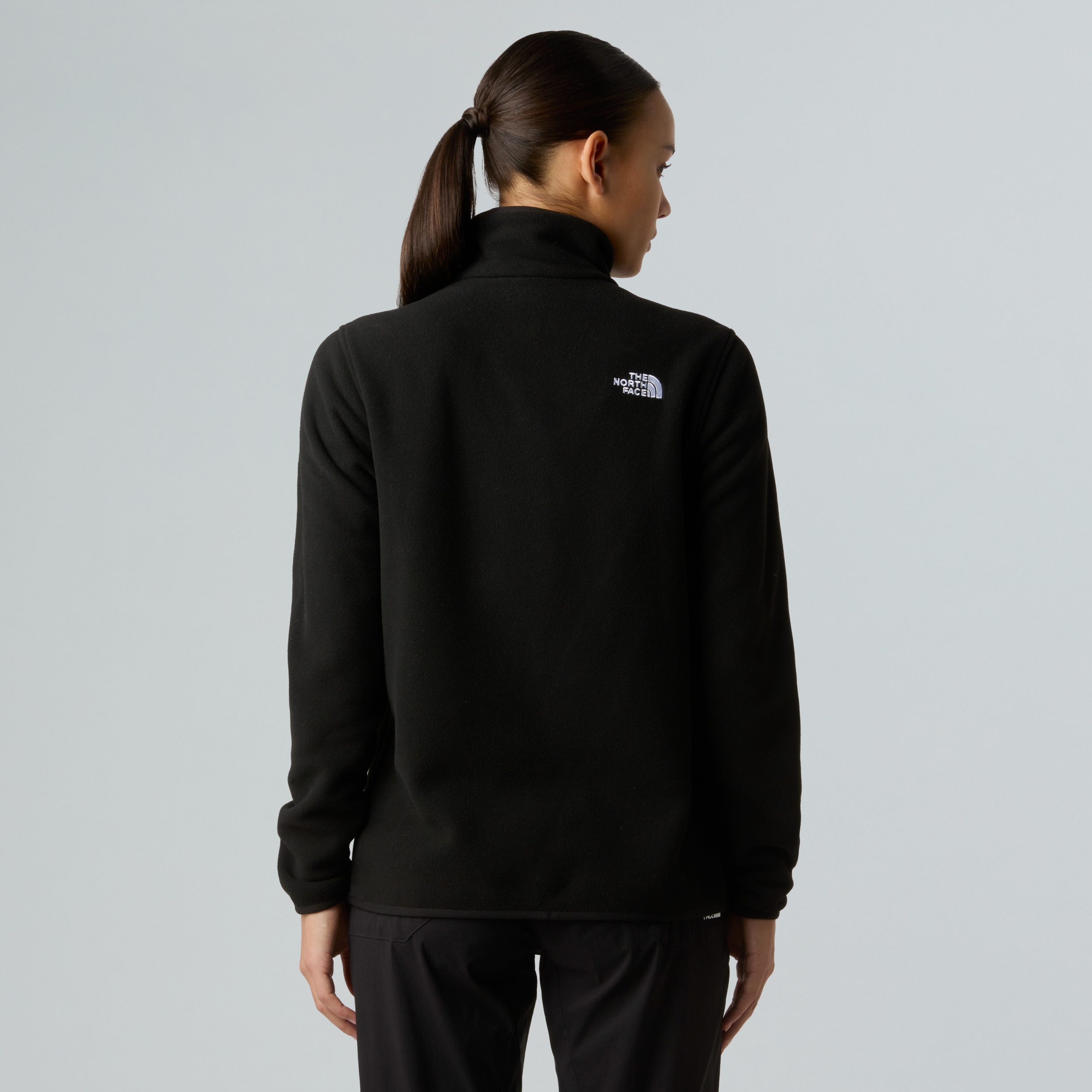 THE NORTH FACE W GLACIER FLEECE 1/4 ZIP JACKET TNF BLACK – Bild 4