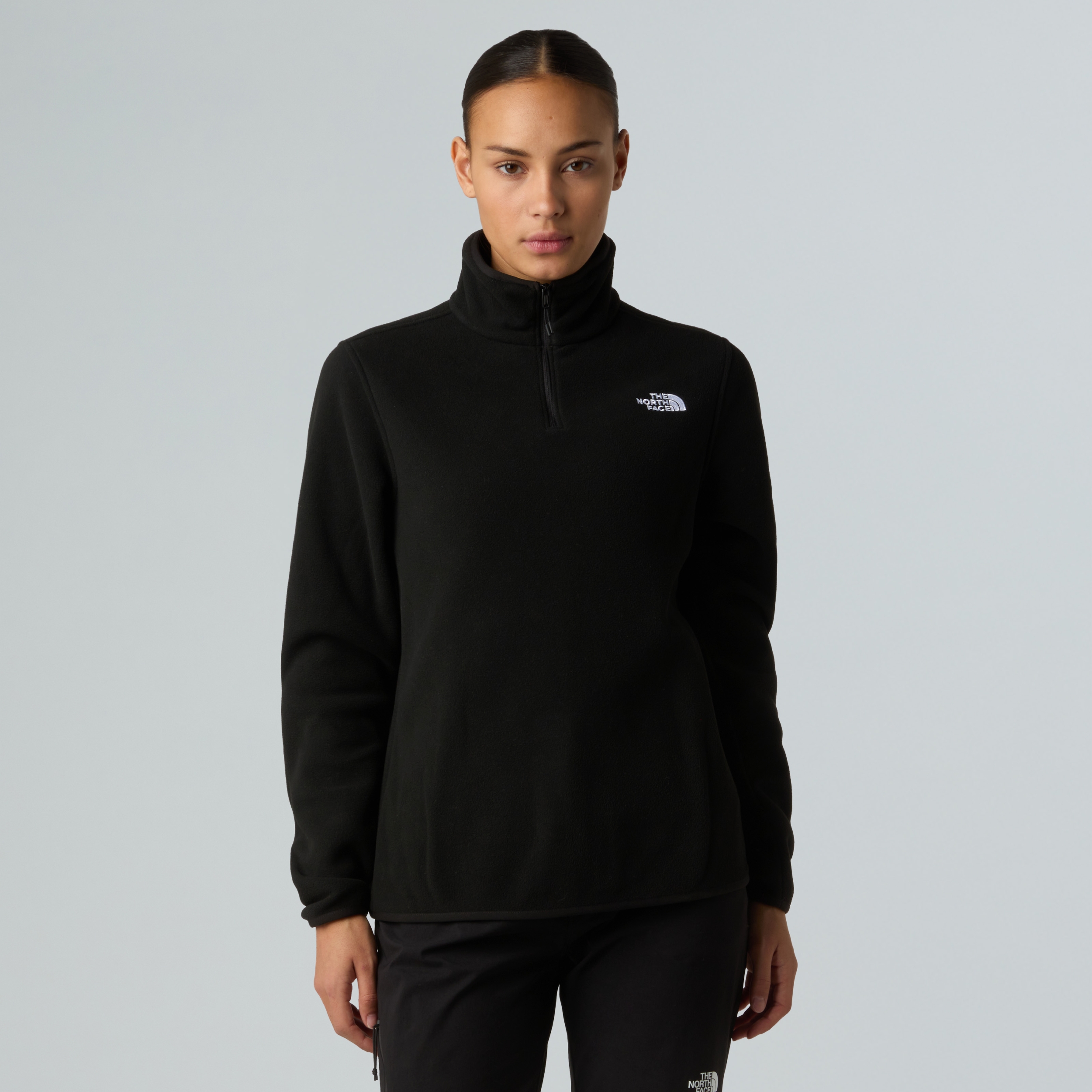 THE NORTH FACE W GLACIER FLEECE 1/4 ZIP JACKET TNF BLACK – Bild 5