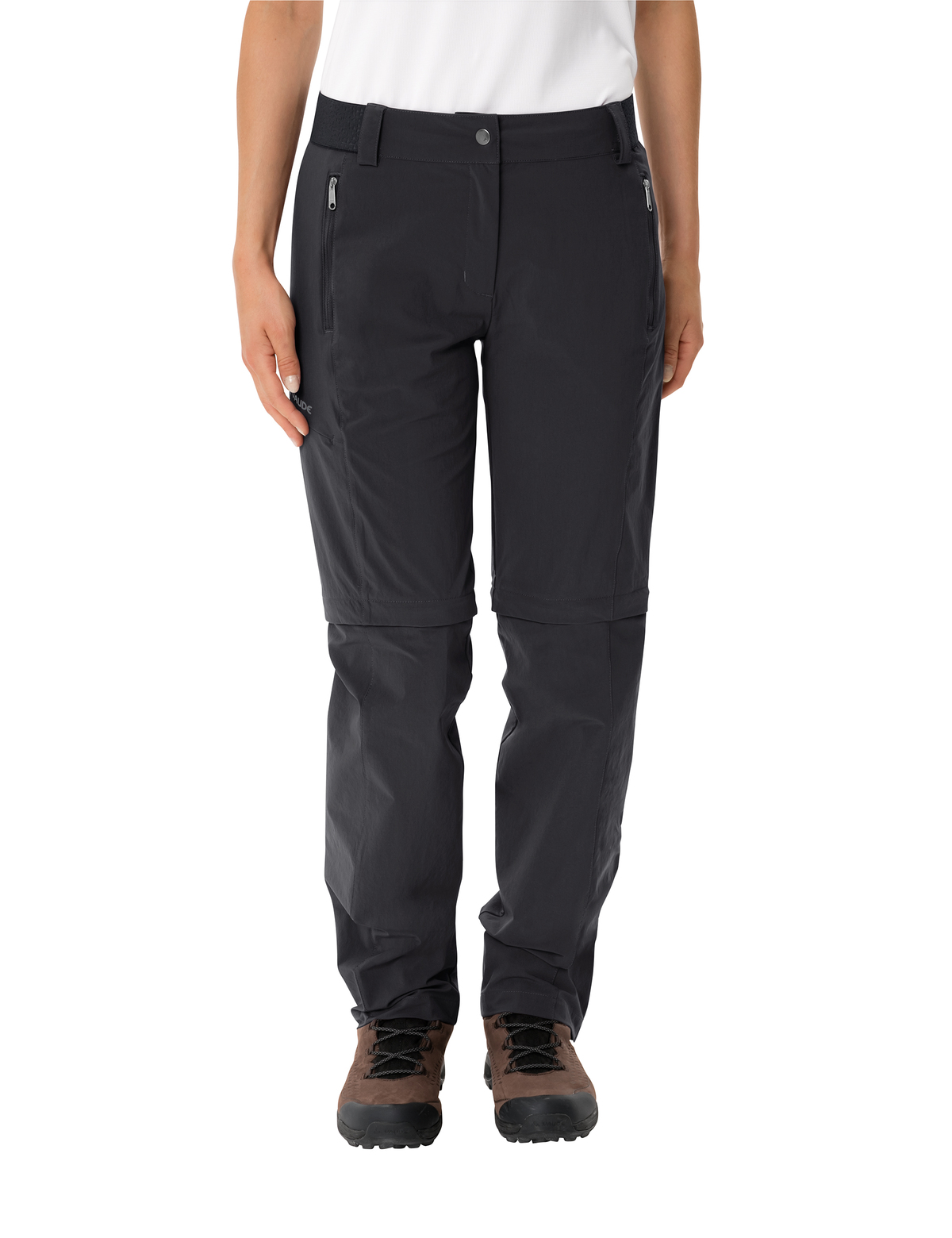 VAUDE Wo Farley Stretch ZO T-Zip Pants II BLACK – Bild 3