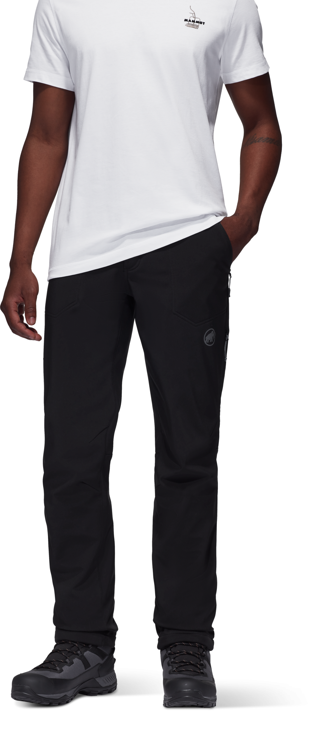 MAMMUT Runbold Winter SO Pants Men BLACK – Bild 3