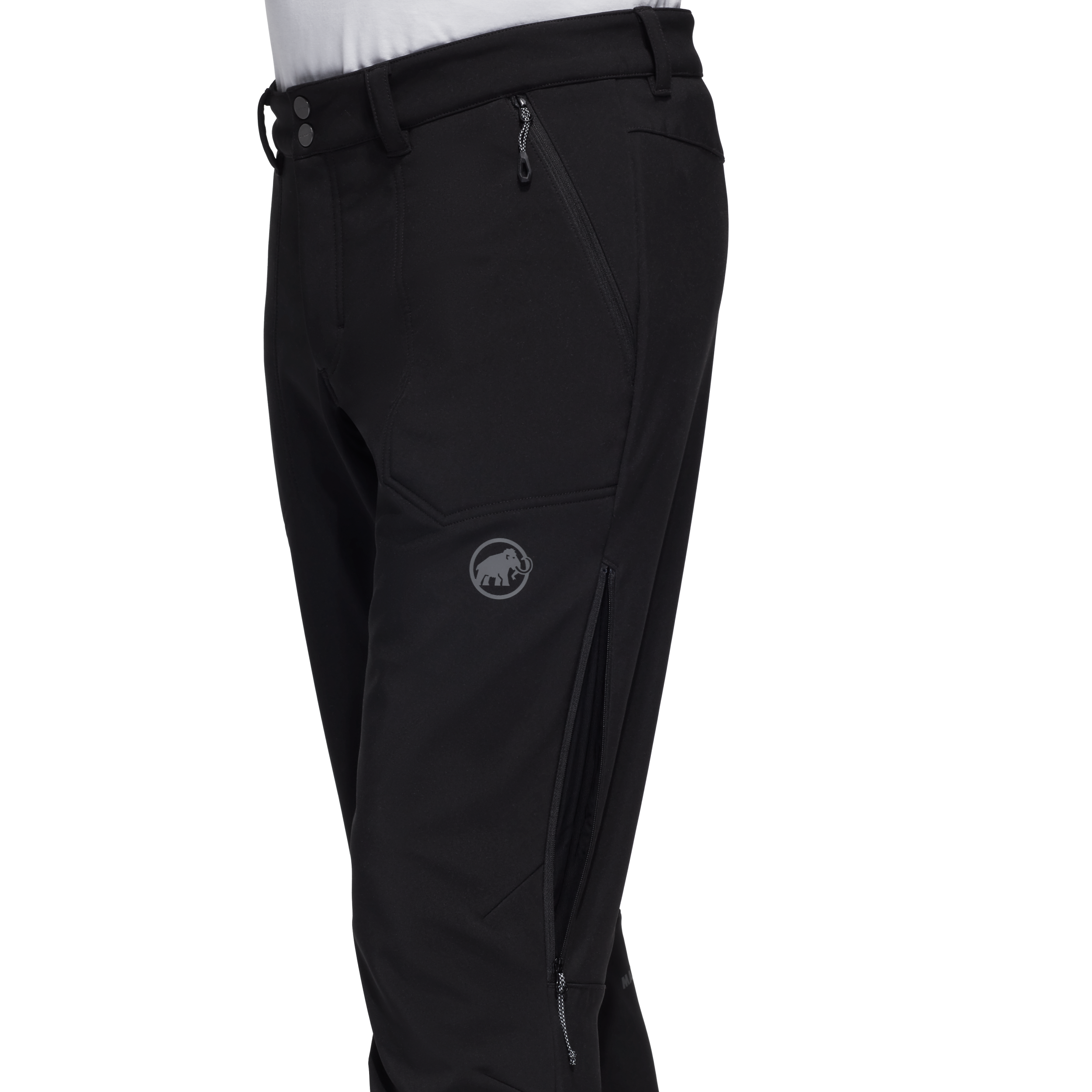 MAMMUT Runbold Winter SO Pants Men BLACK – Bild 8