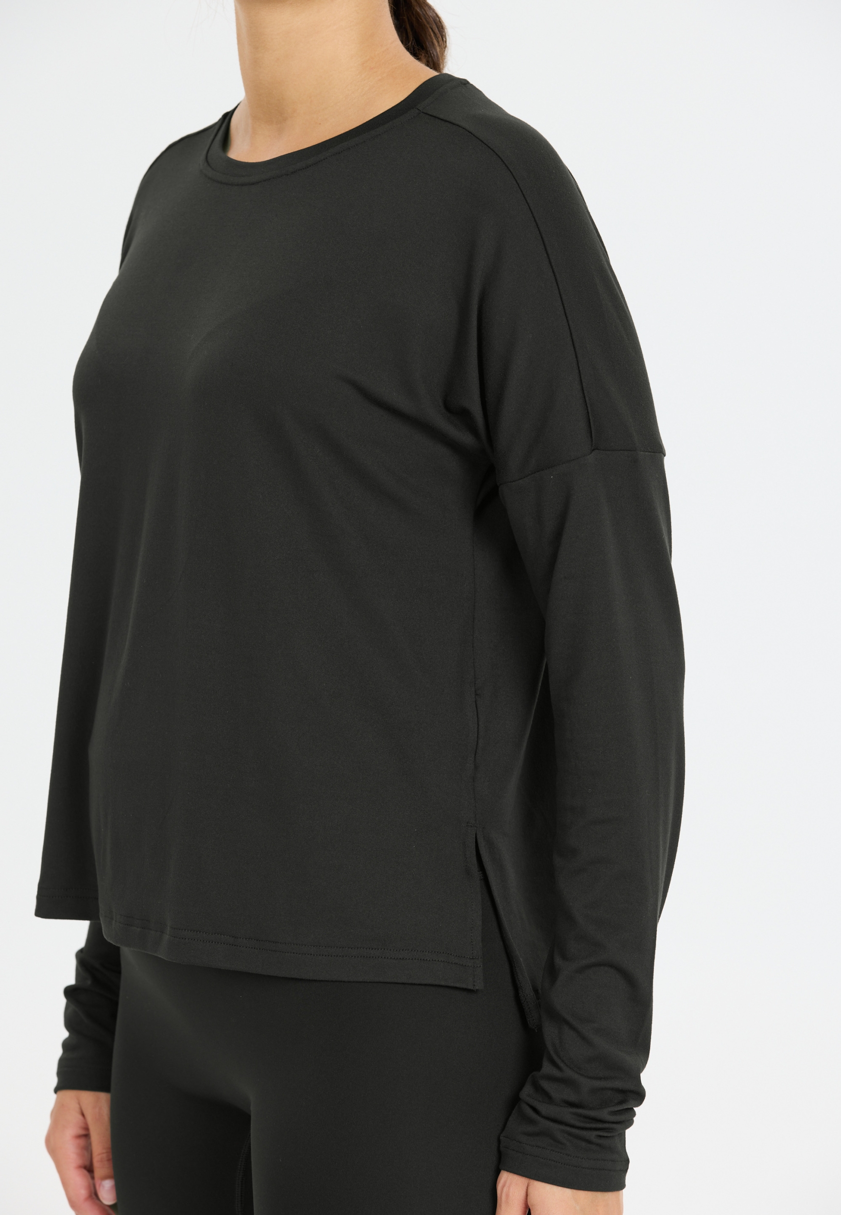 ATHLECIA Pacy W L/S Tee BLACK – Bild 3