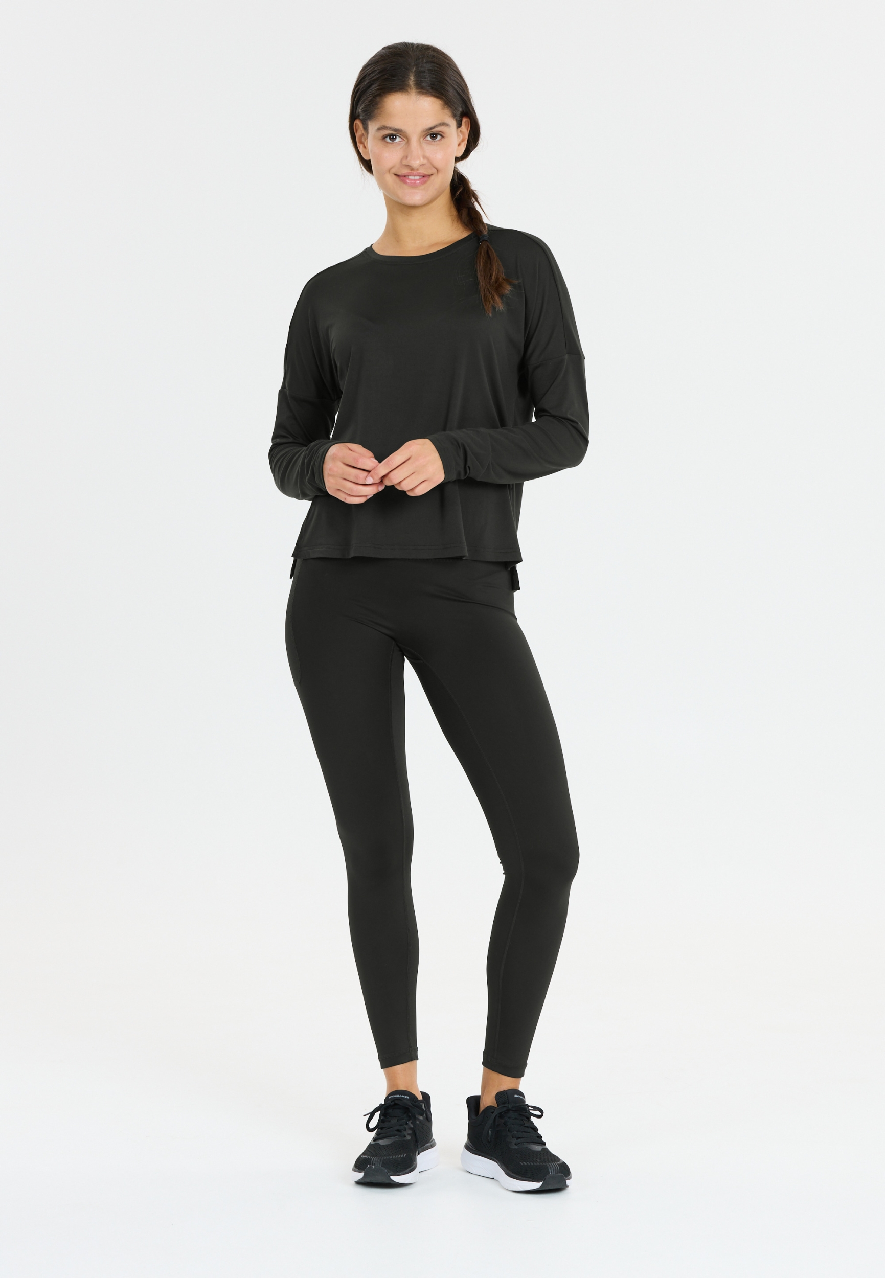 ATHLECIA Pacy W L/S Tee BLACK – Bild 5