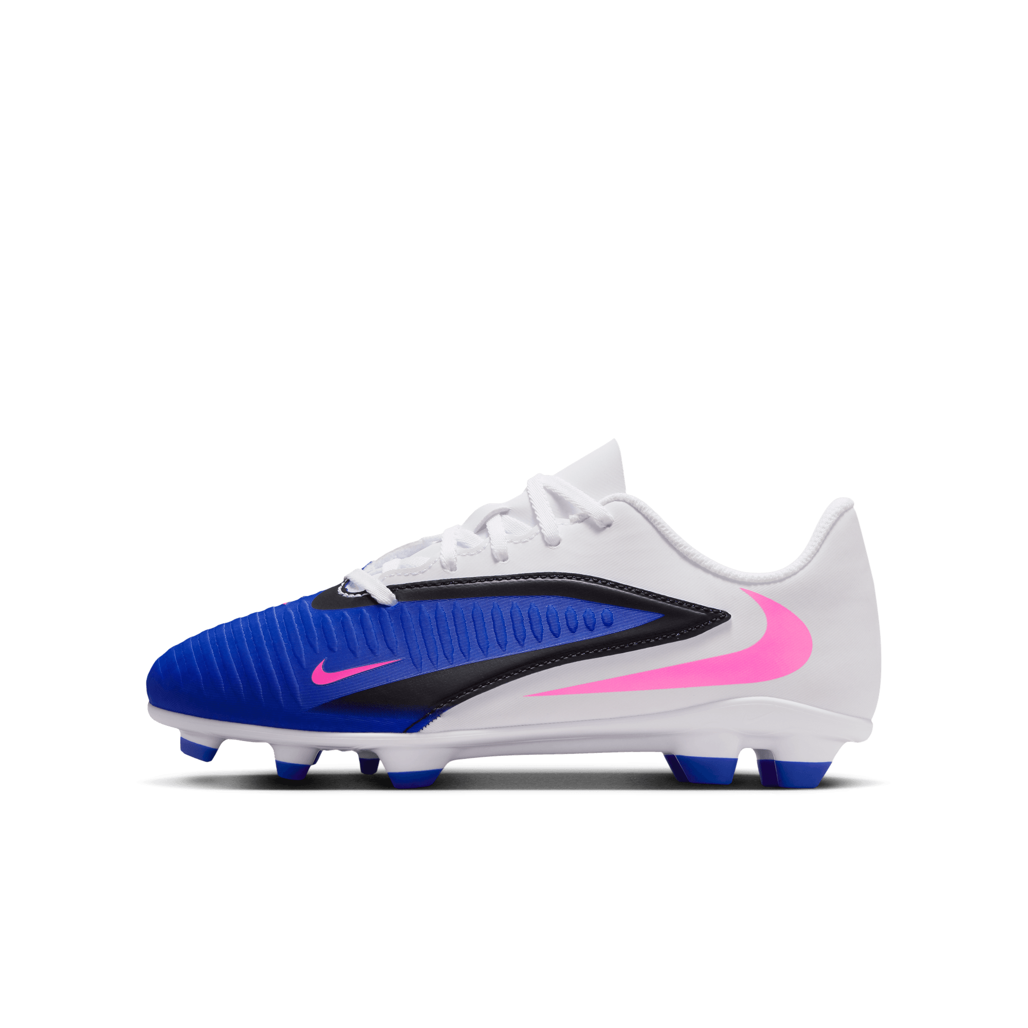 NIKE JR PHANTOM 6 LOW CLUB FG/MG RACER BLUE/PINK BLAST-WHITE – Bild 5