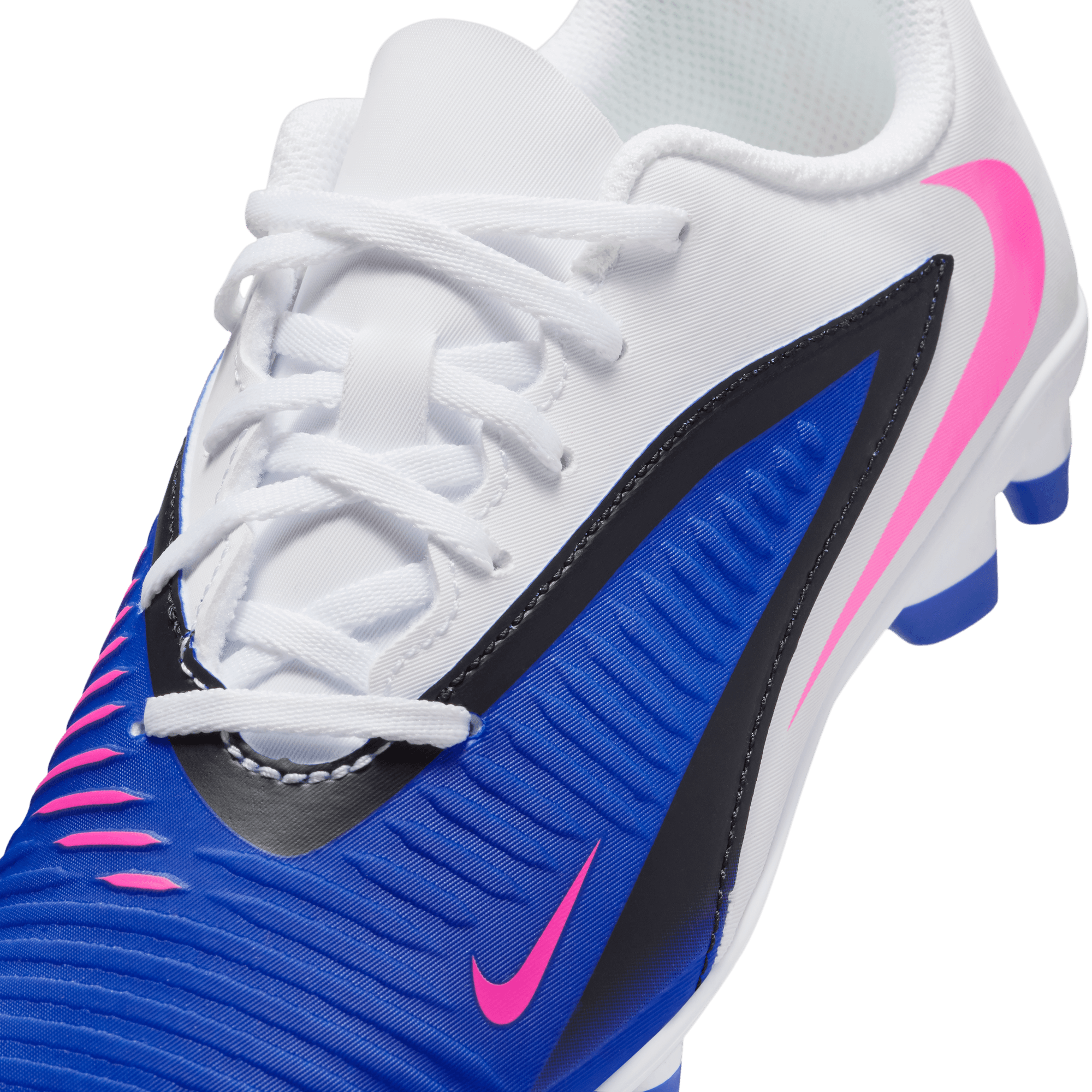 NIKE JR PHANTOM 6 LOW CLUB FG/MG RACER BLUE/PINK BLAST-WHITE – Bild 9