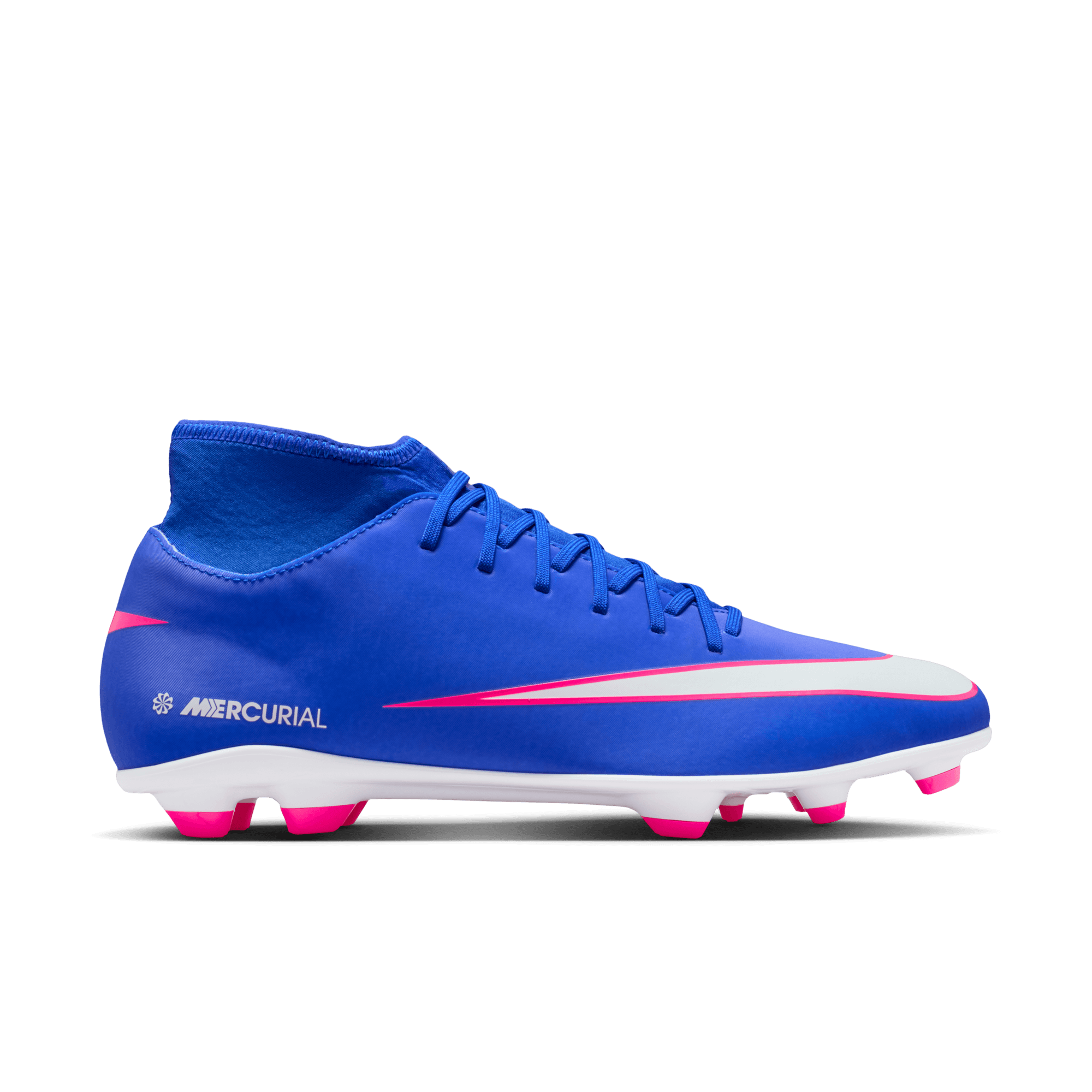 NIKE SUPERFLY 10 CLUB FG/MG RACER BLUE/WHITE