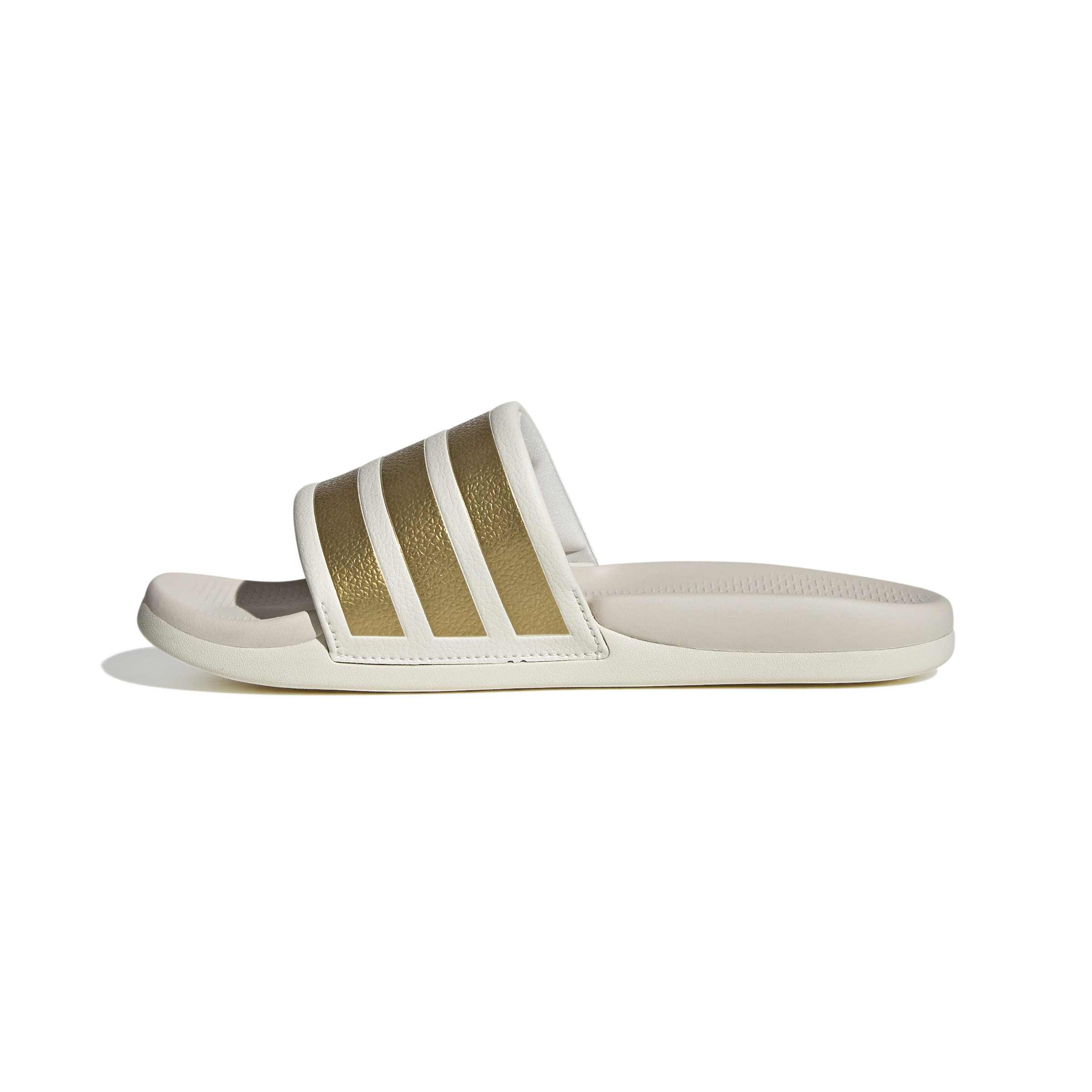 ADIDAS ADILETTE COMFORT 2.0 OWHITE/GOLDMT/CWHITE – Bild 5