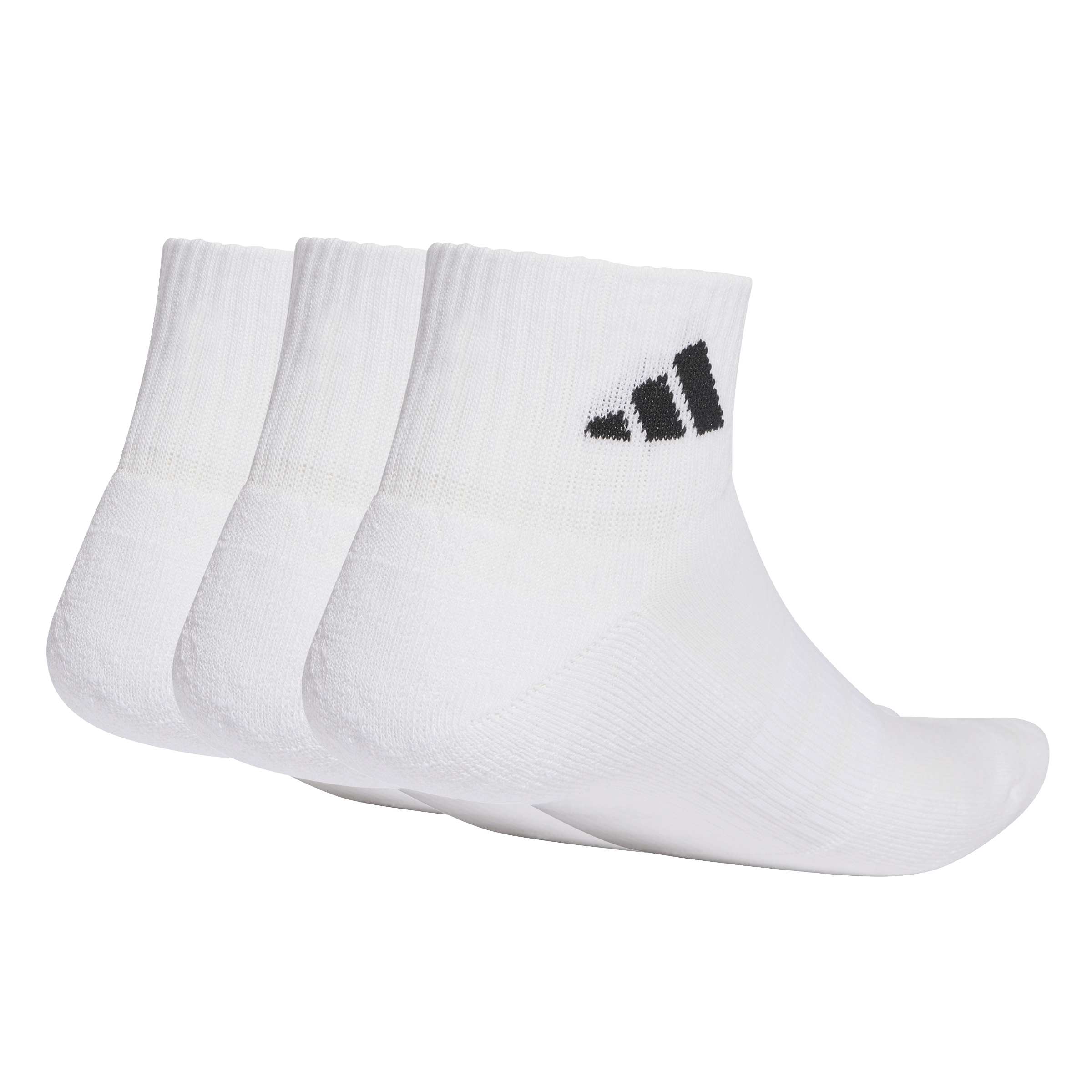 ADIDAS C ESS ANK 3P WHITE/WHITE/BLACK – Bild 2