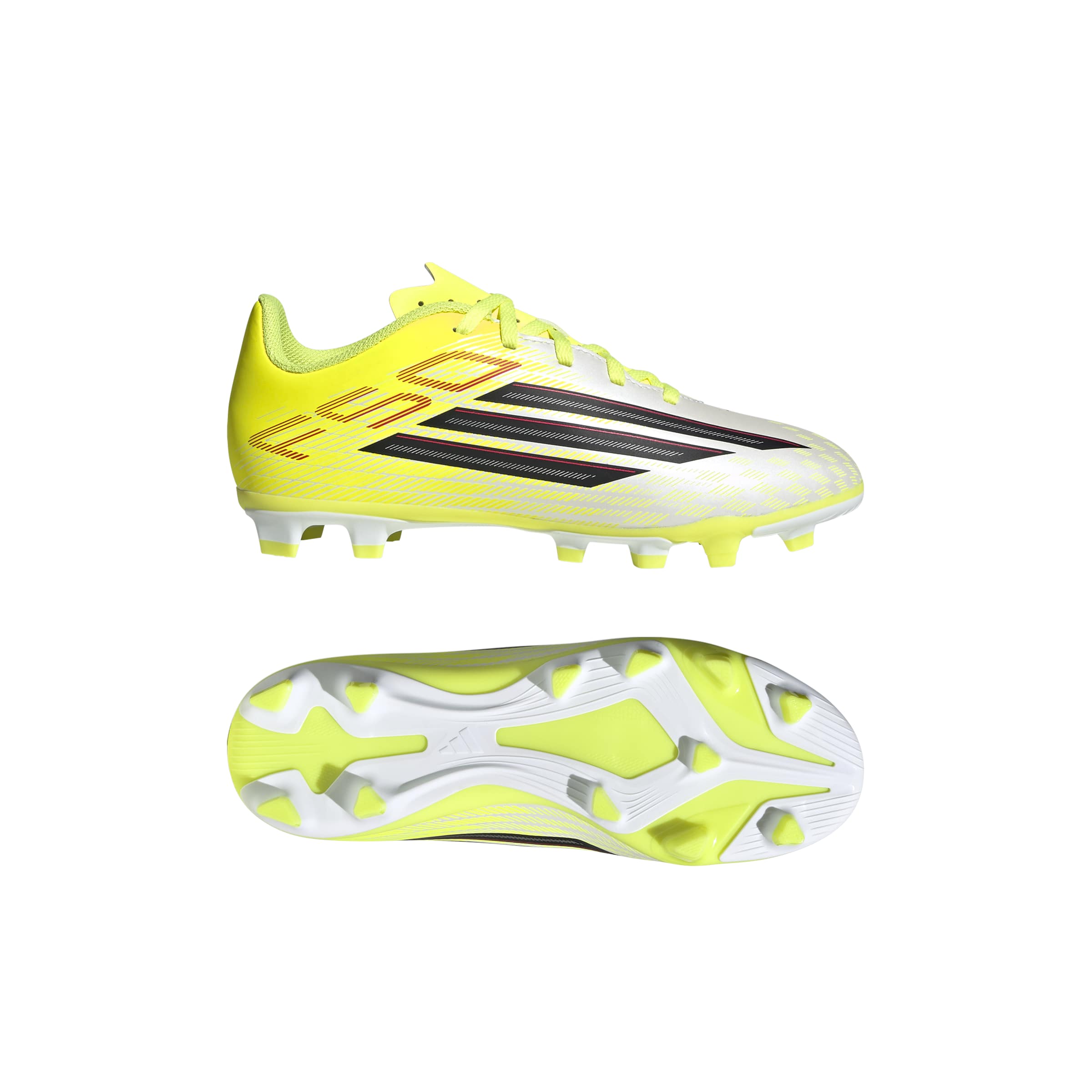 ADIDAS F50 CLUB FG/MG J TESOYE/CBLACK/LUCRED – Bild 10