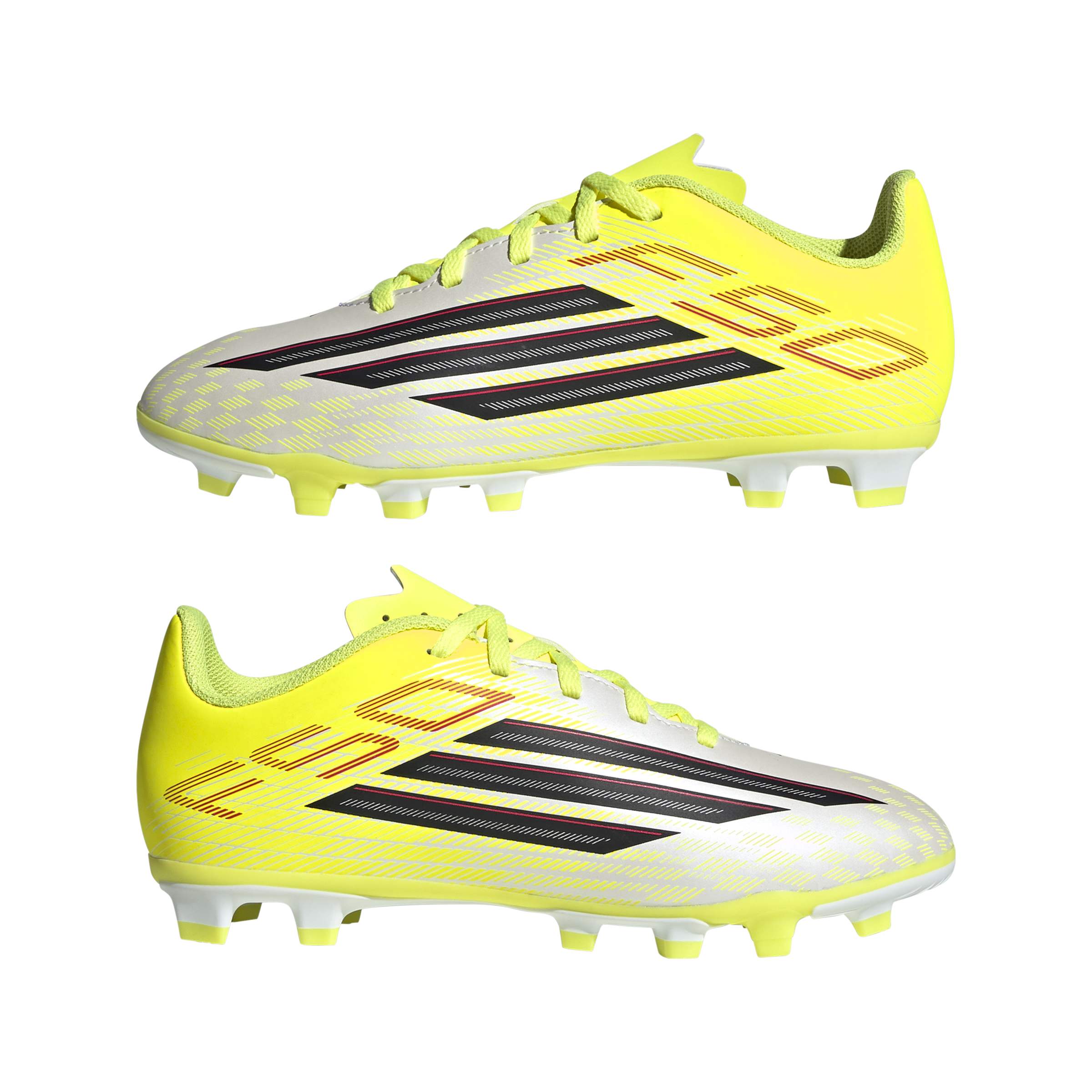 ADIDAS F50 CLUB FG/MG J TESOYE/CBLACK/LUCRED – Bild 9