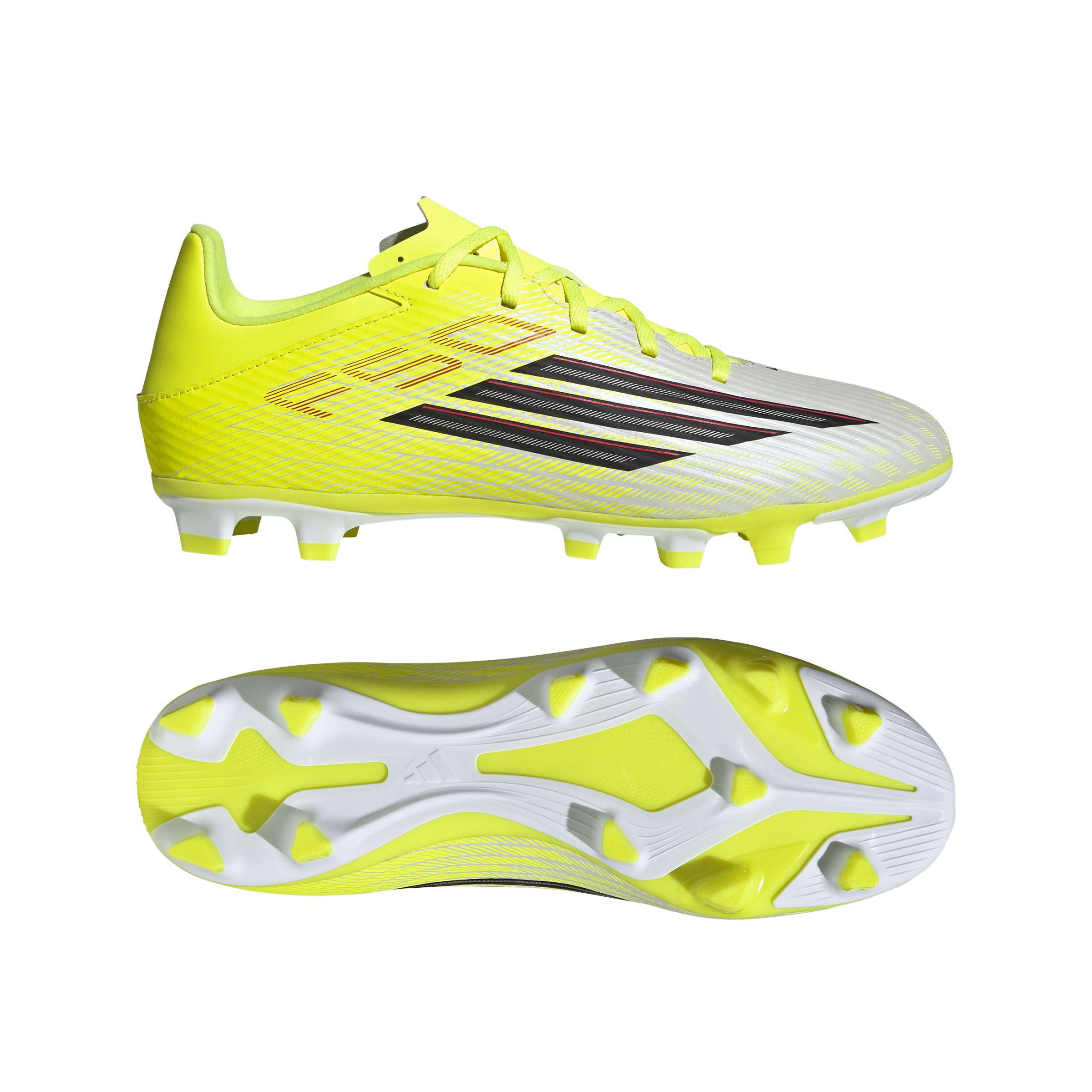 ADIDAS F50 CLUB FG/MG TESOYE/CBLACK/LUCRED – Bild 10
