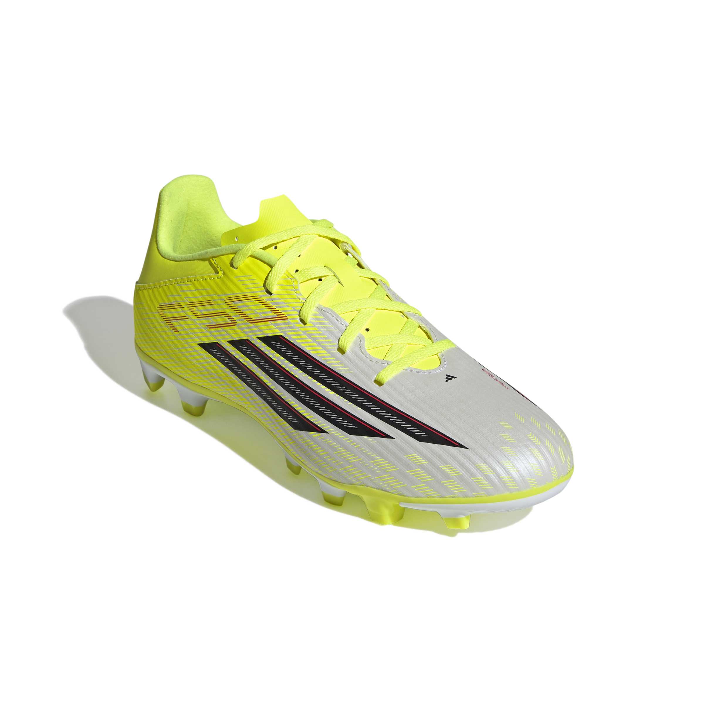 ADIDAS F50 CLUB FG/MG TESOYE/CBLACK/LUCRED – Bild 5