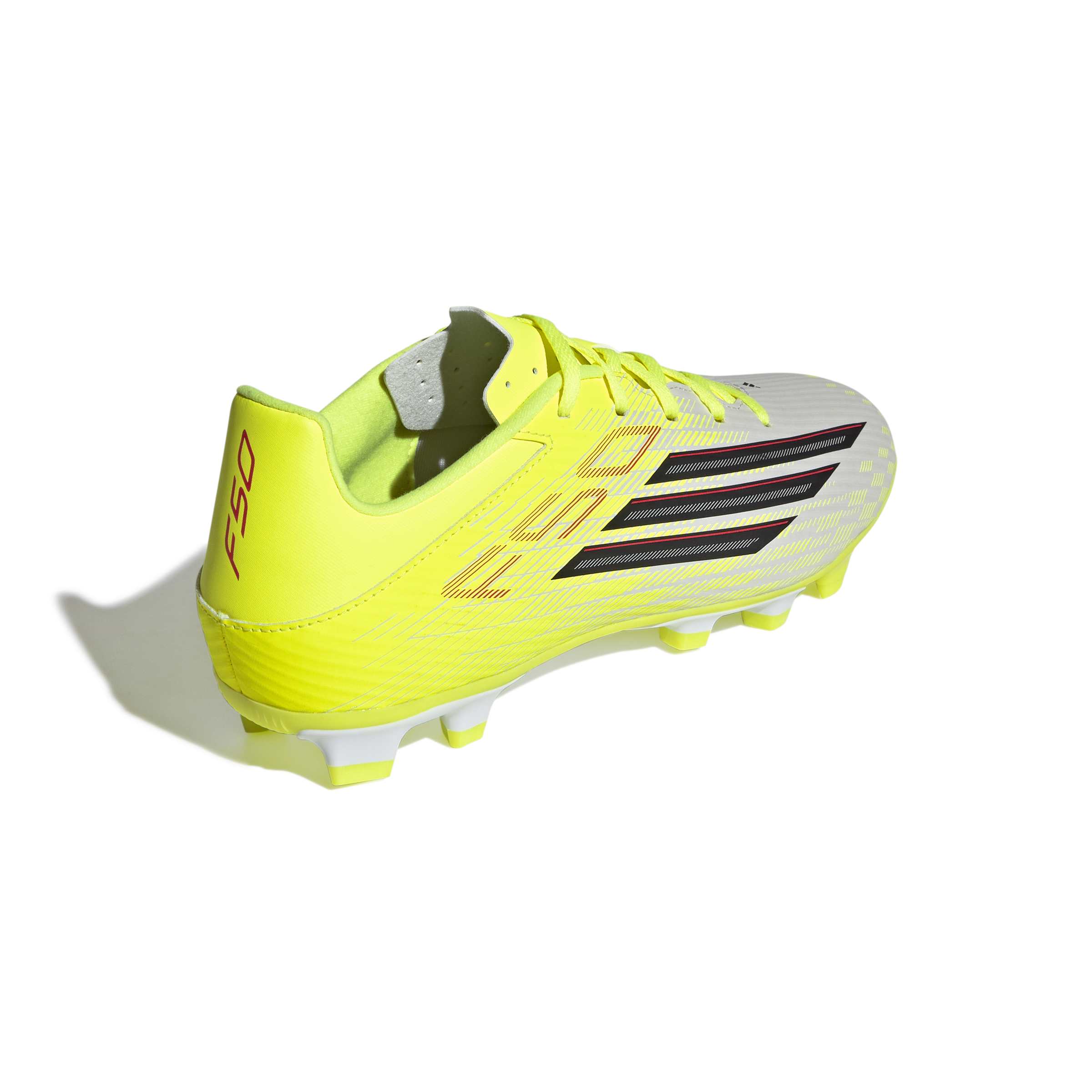 ADIDAS F50 CLUB FG/MG TESOYE/CBLACK/LUCRED – Bild 6