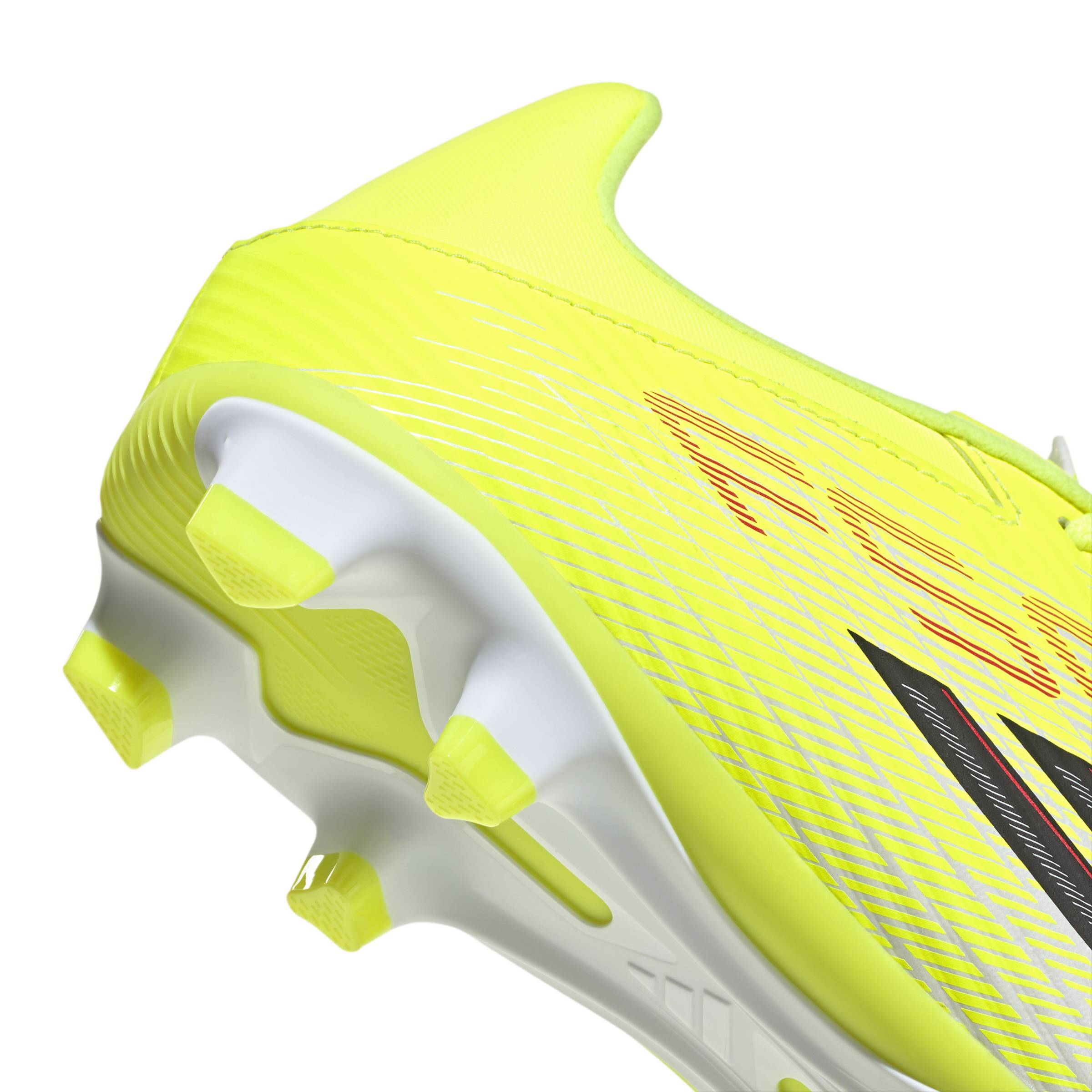 ADIDAS F50 CLUB FG/MG TESOYE/CBLACK/LUCRED – Bild 7