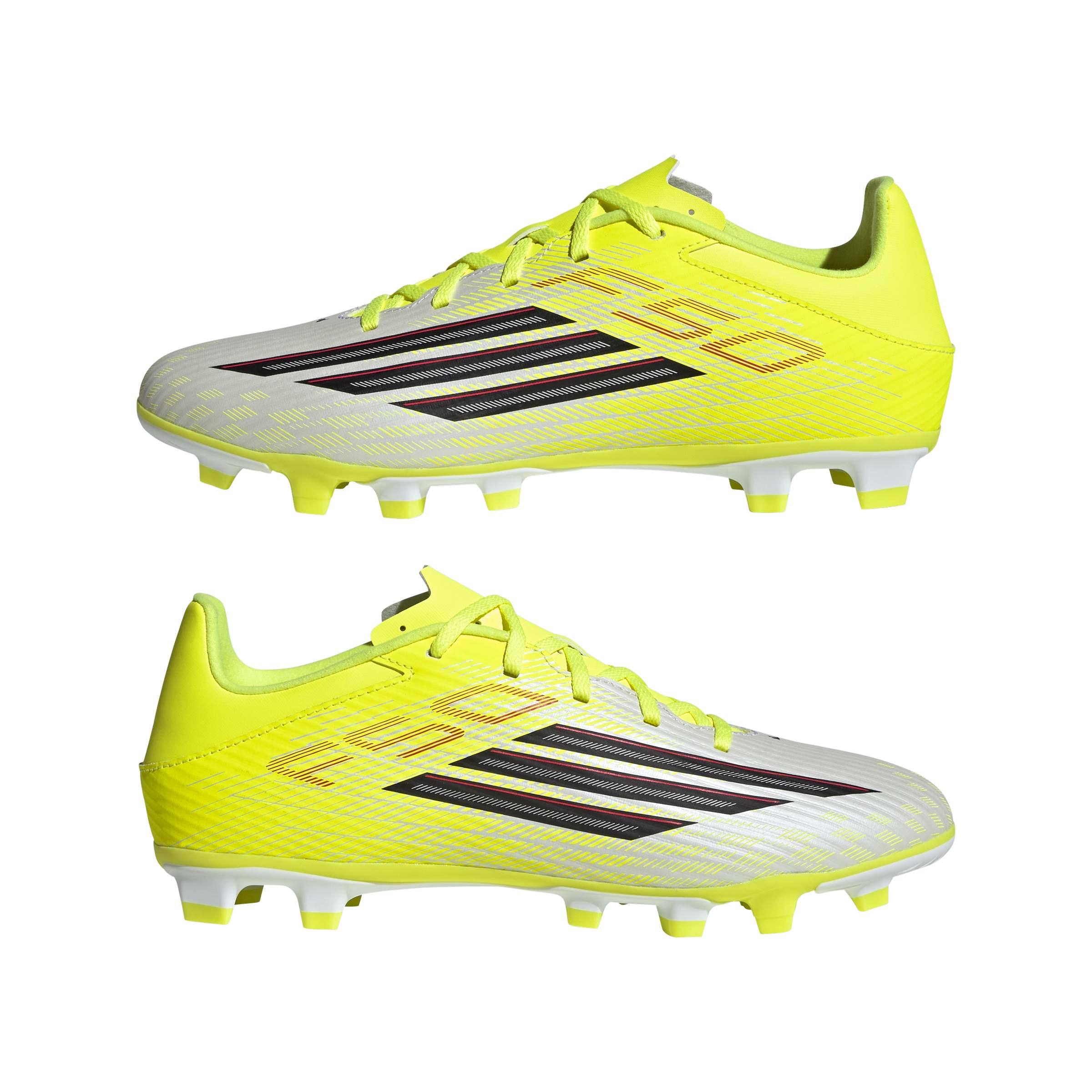 ADIDAS F50 CLUB FG/MG TESOYE/CBLACK/LUCRED – Bild 9