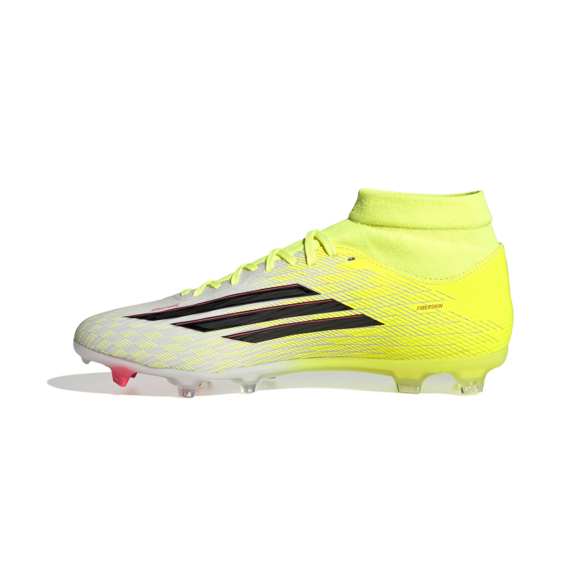ADIDAS F50 LEAGUE MID FG/MG TESOYE/CBLACK/LUCRED – Bild 4
