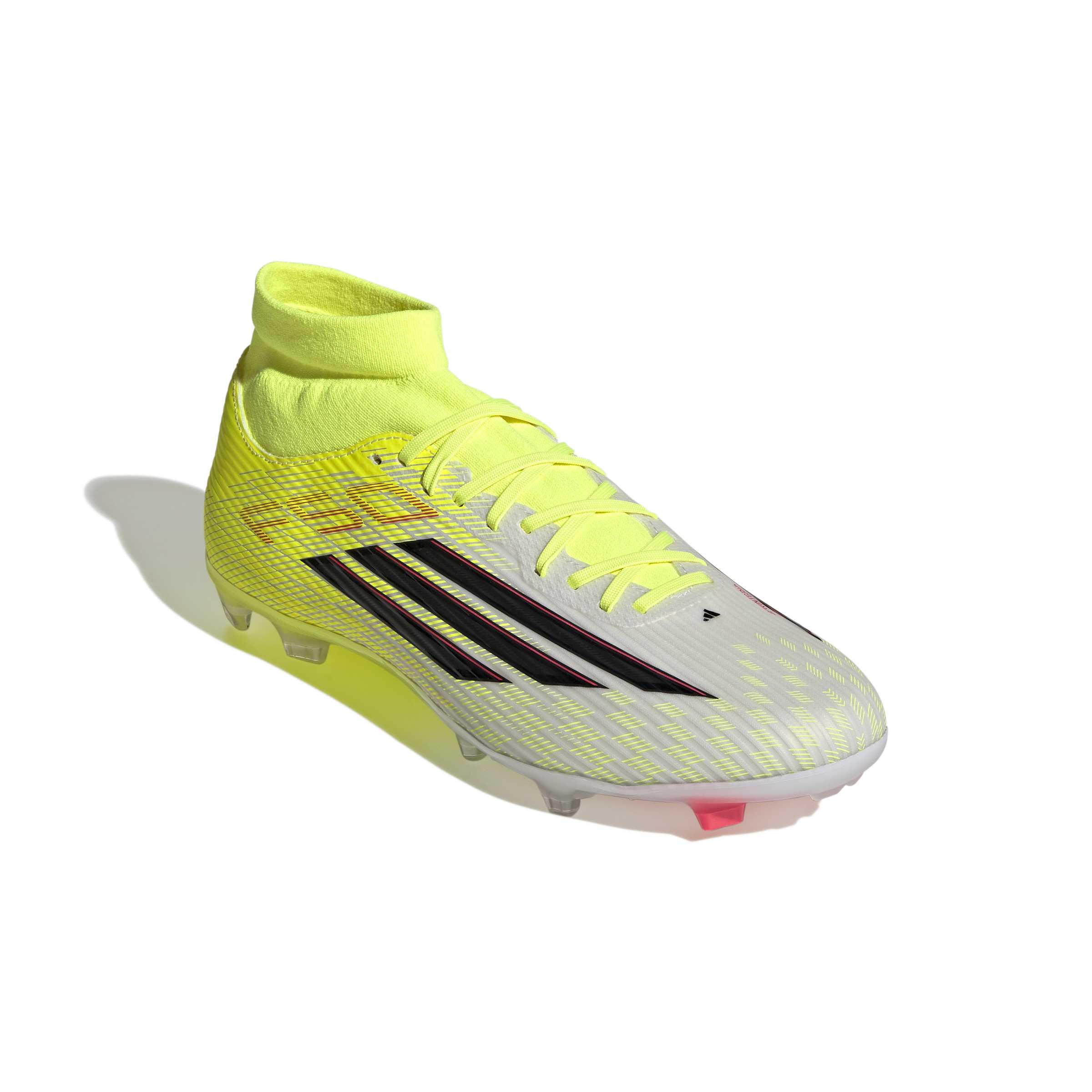 ADIDAS F50 LEAGUE MID FG/MG TESOYE/CBLACK/LUCRED – Bild 5