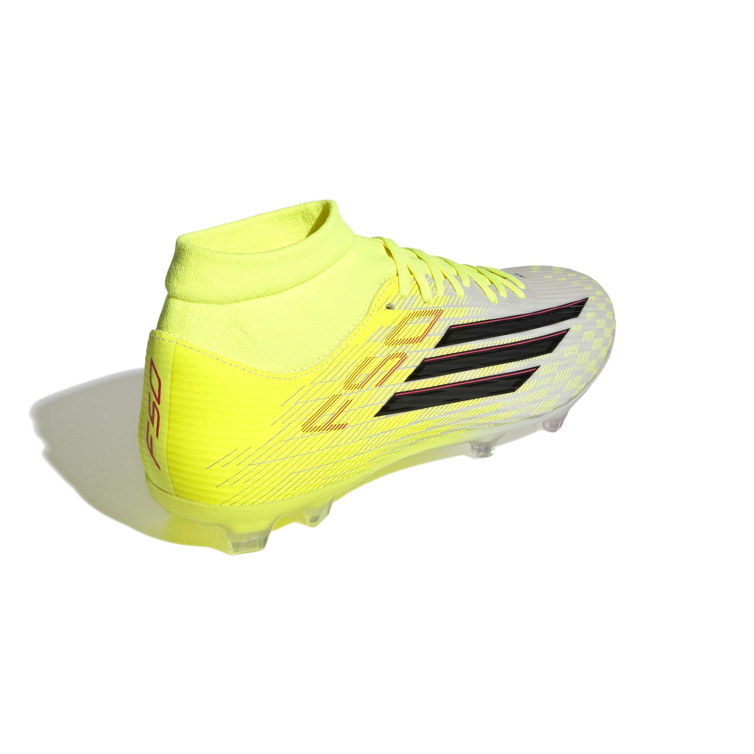 ADIDAS F50 LEAGUE MID FG/MG TESOYE/CBLACK/LUCRED – Bild 6