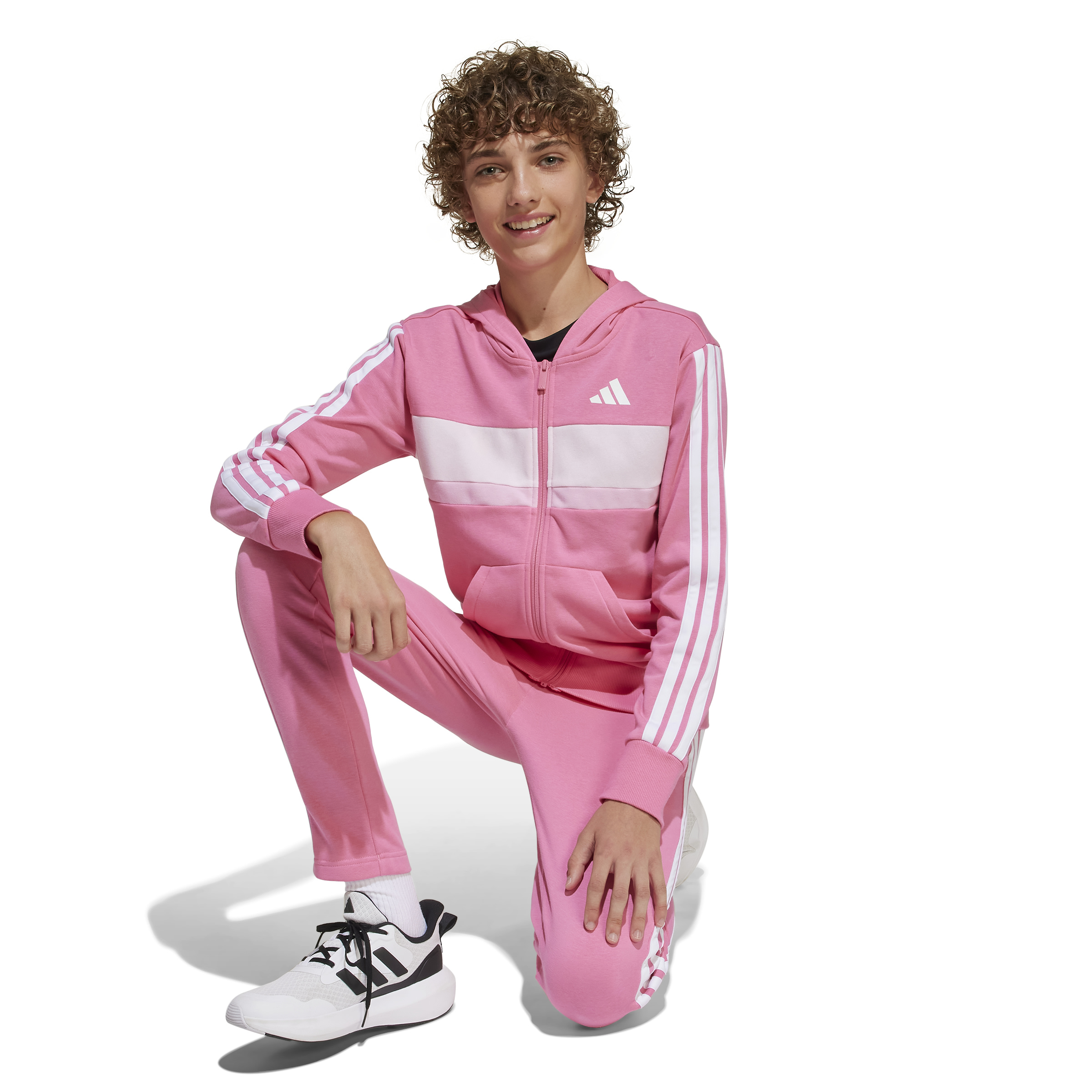 ADIDAS J 3S TIB FT TS PNKFUS/WHITE/CLPINK – Bild 6