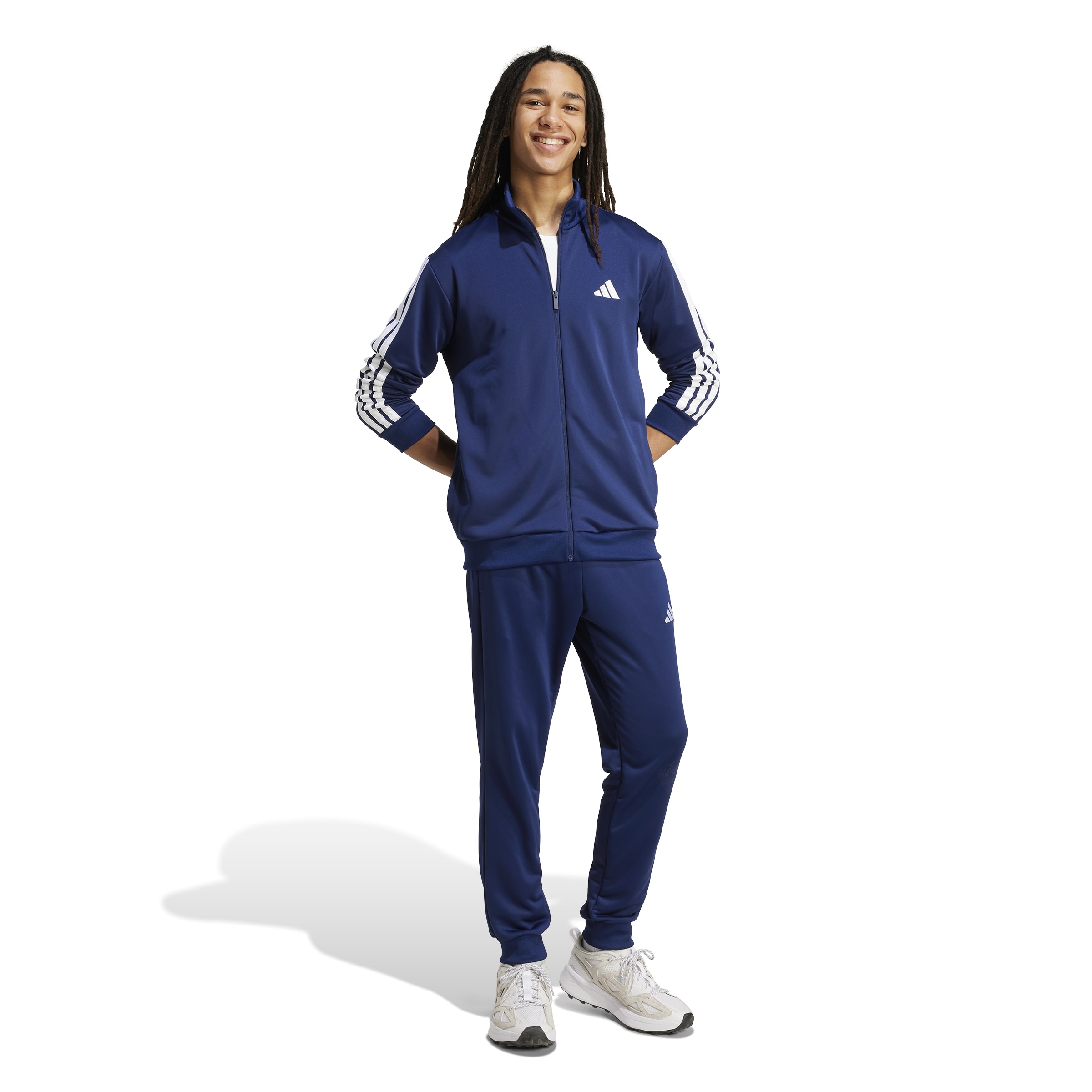 ADIDAS M 3S FT TT TS DKBLUE/WHITE – Bild 6