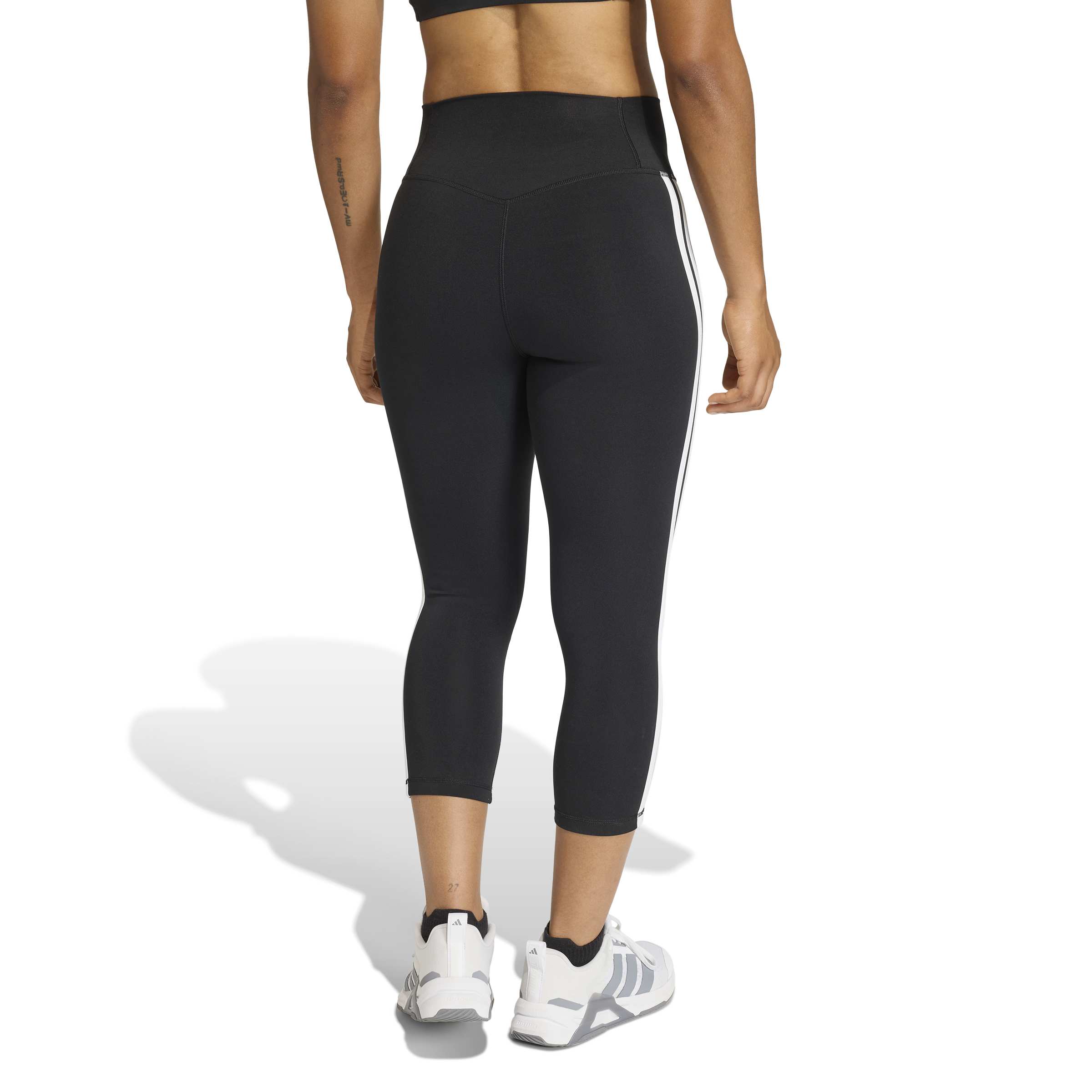 ADIDAS OPT ES 3S 3/4 L BLACK/WHITE – Bild 3